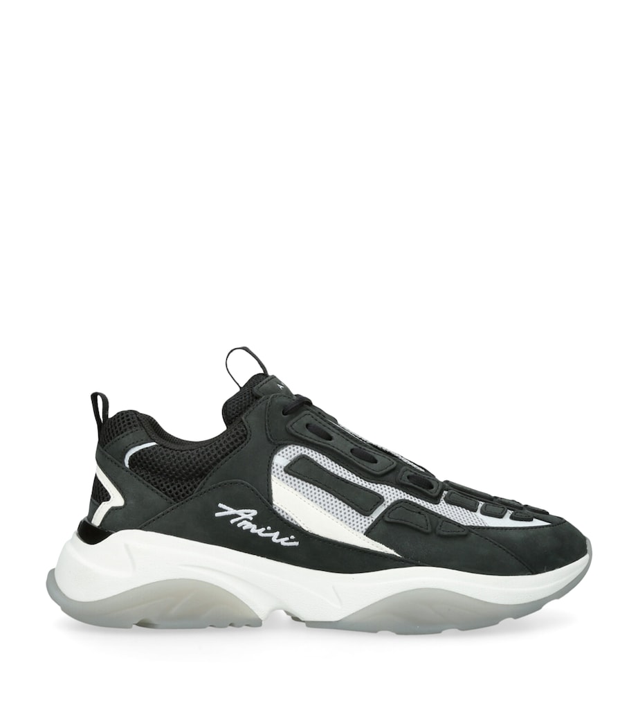 Bone Lace-Up Sneakers BLK/WHITE Image 1