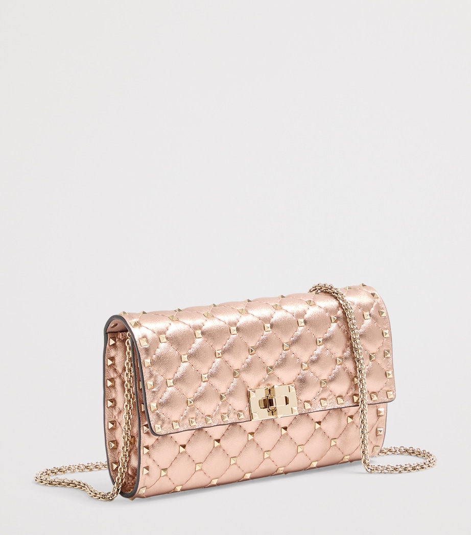 Leather Rockstud Spike Shoulder Bag GF9 Image 2