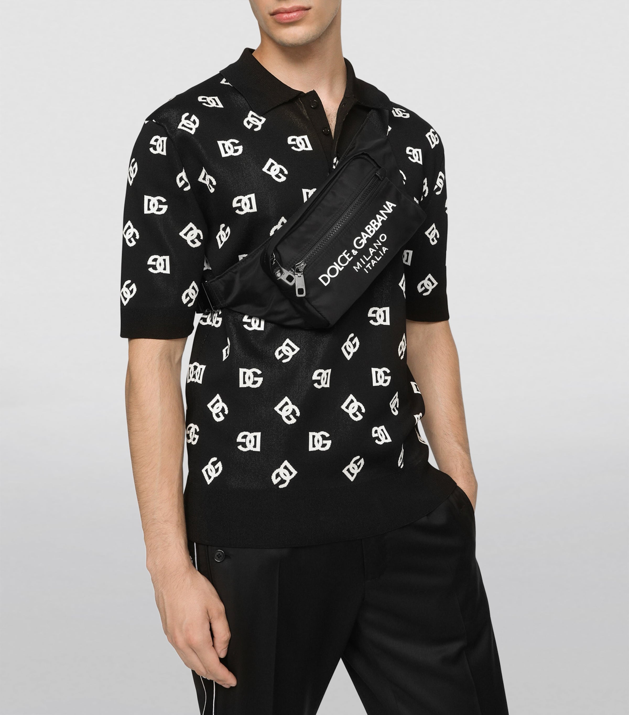 Logo Belt Bag 8B956-BLACK/BLACK Image 4