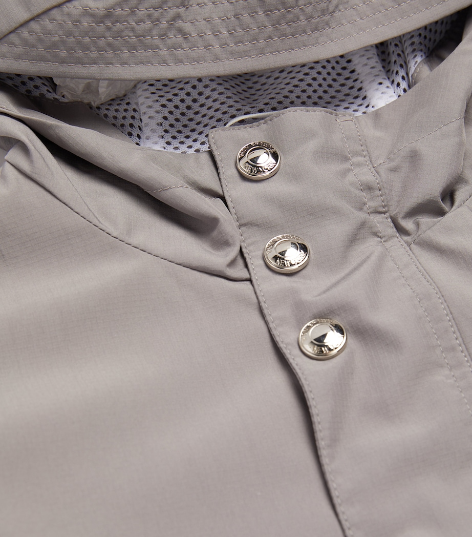 4-Bar Hooded Jacket (2-12 Years) MED GREY Image 4