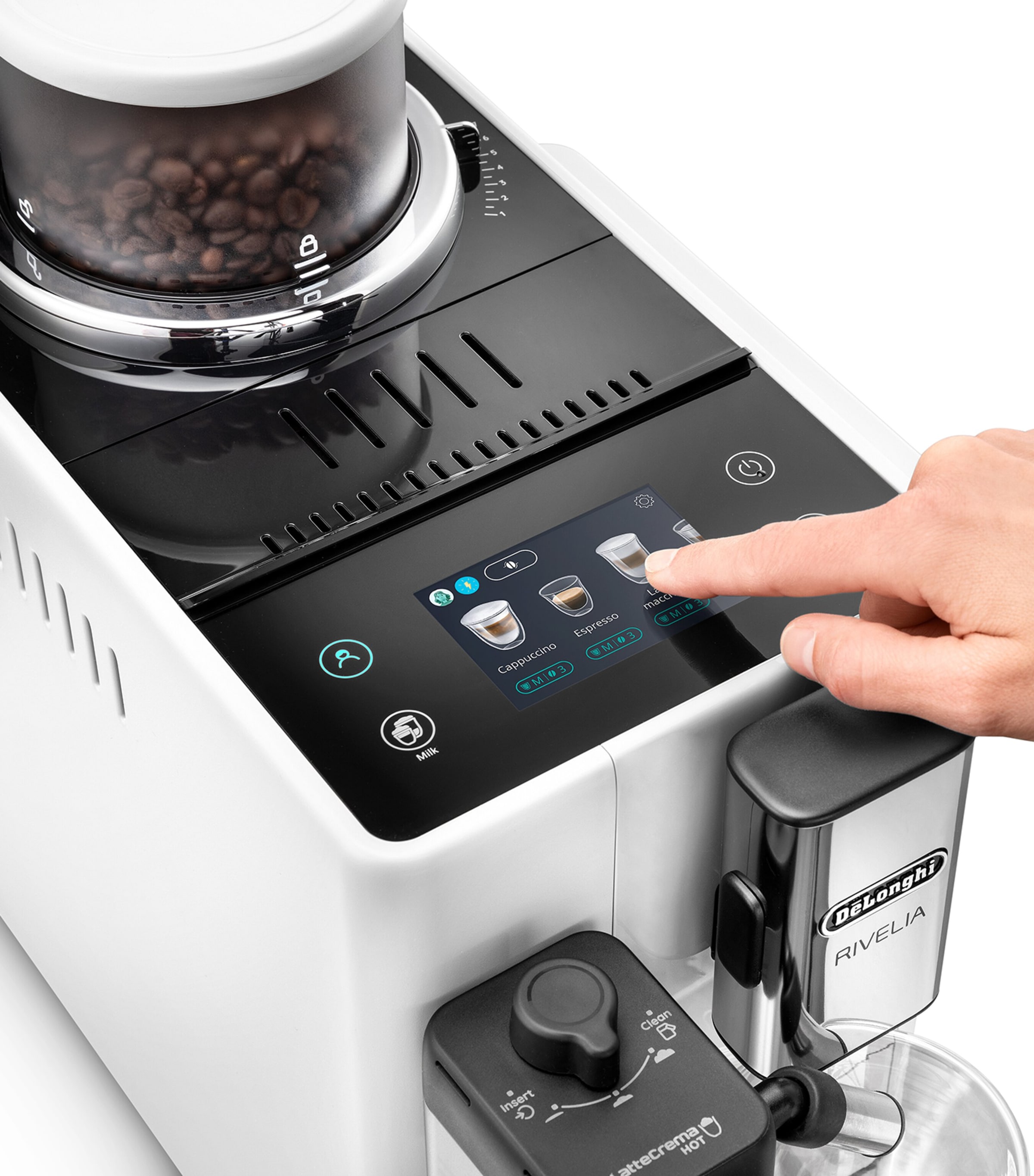 Rivelia Coffee Machine WHITE Image 6