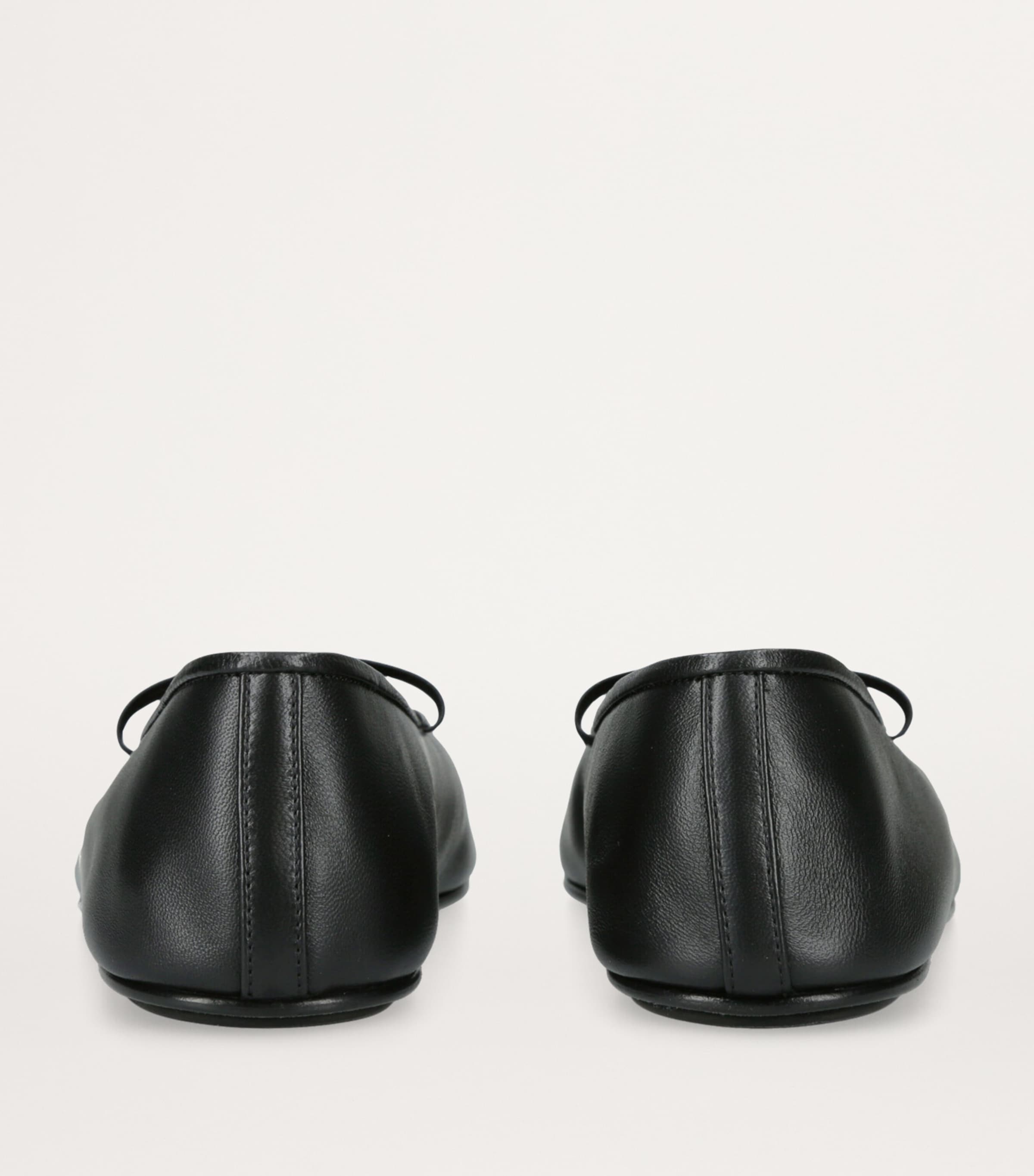 Elastic Ballet Flats BLACK Image 3