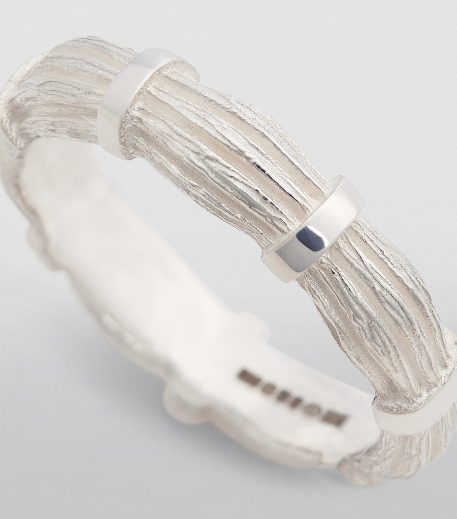 Sterling Silver Mini Bound Willow Ring SILVER (925) Image 6