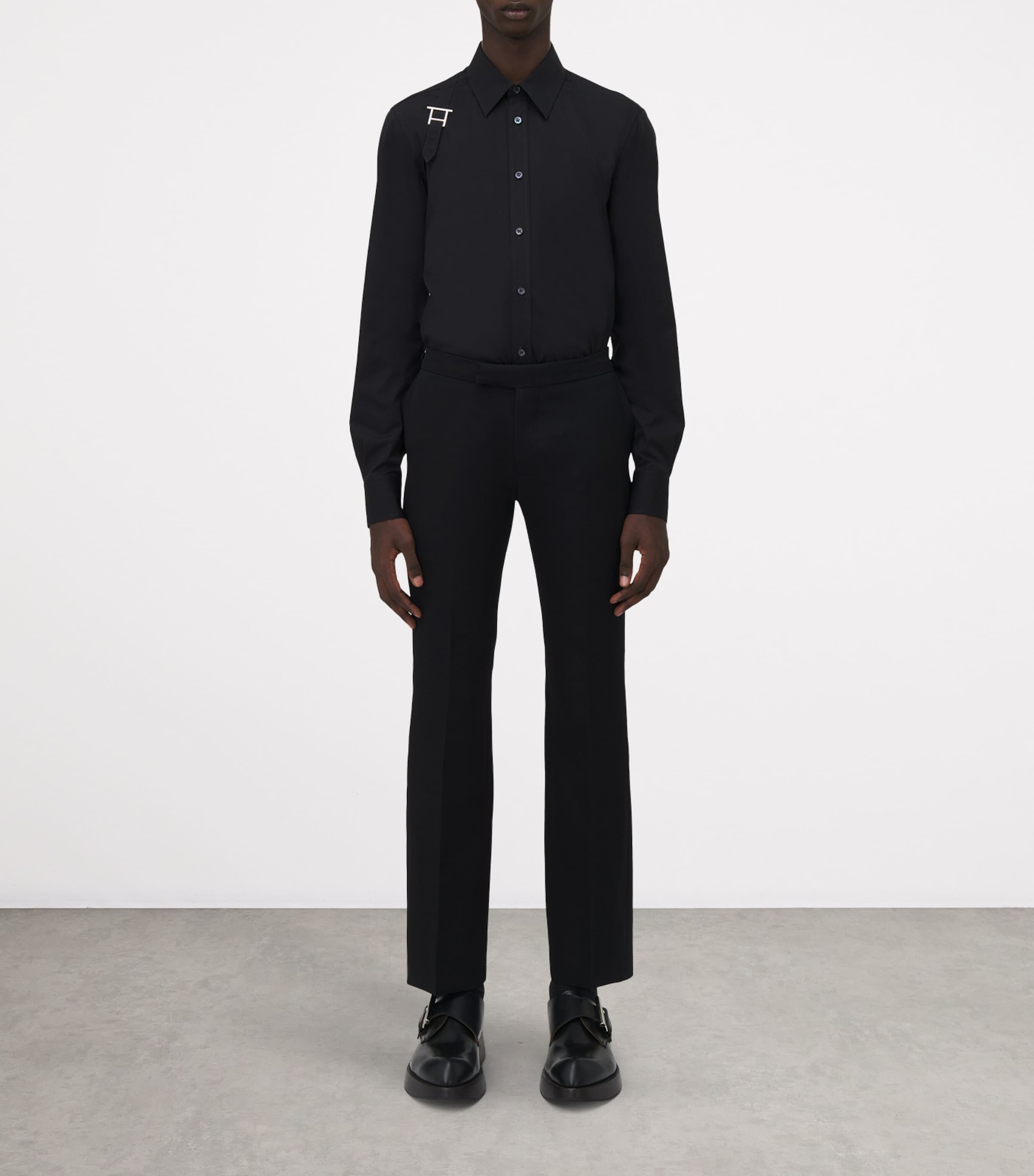 McQueen Mens Cotton Harness Shirt Image 2