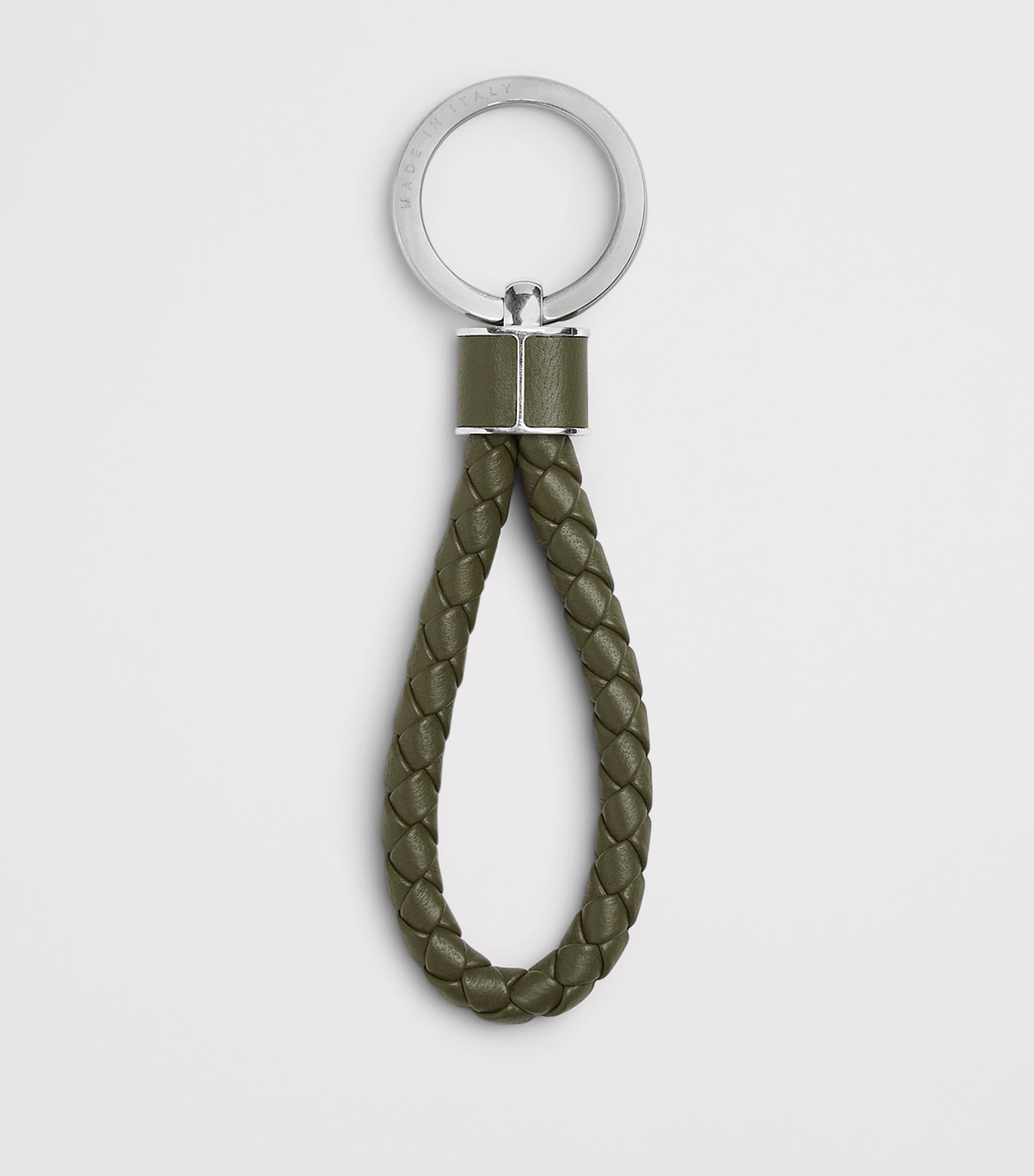 Leather Intreccio Keyring 3248 Image 2