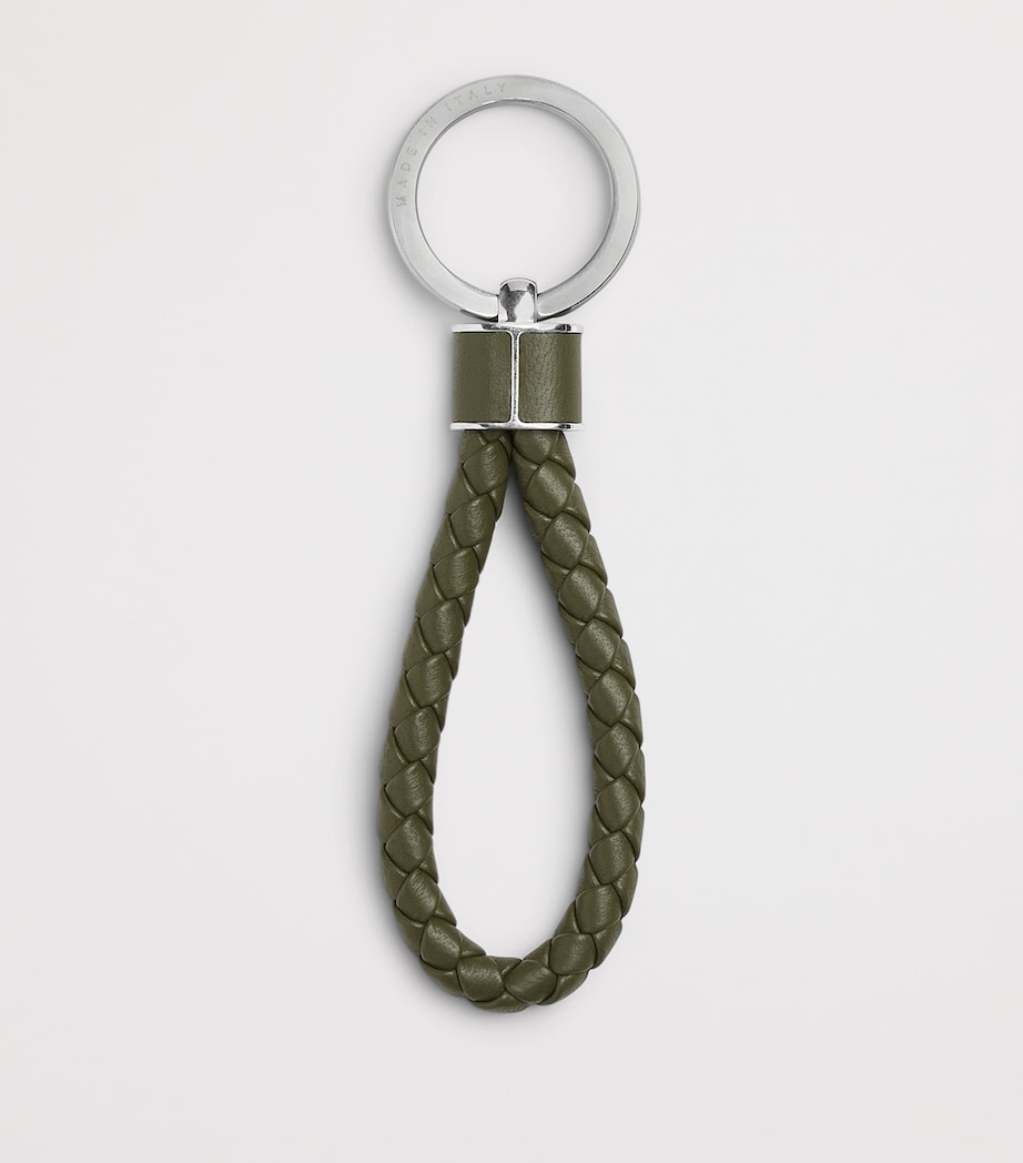 Leather Intreccio Keyring 3248 Image 2