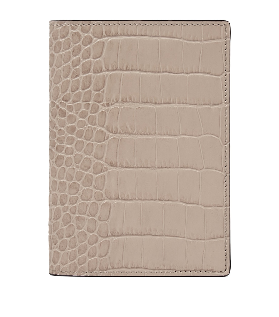 Mara Leather Passport Cover SANDSTONE Image 1