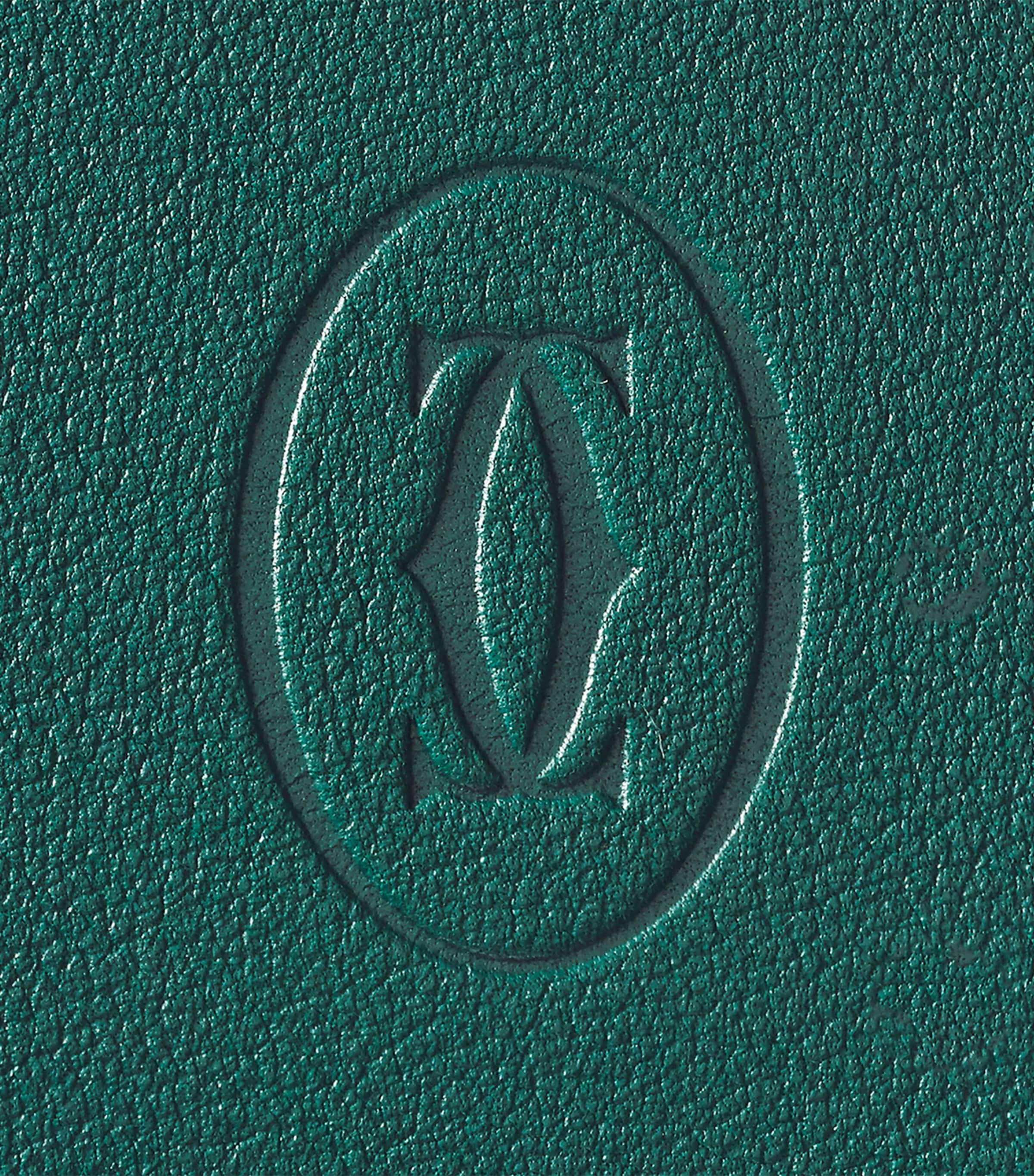 Leather Must de Cartier Card Holder GREEN Image 5