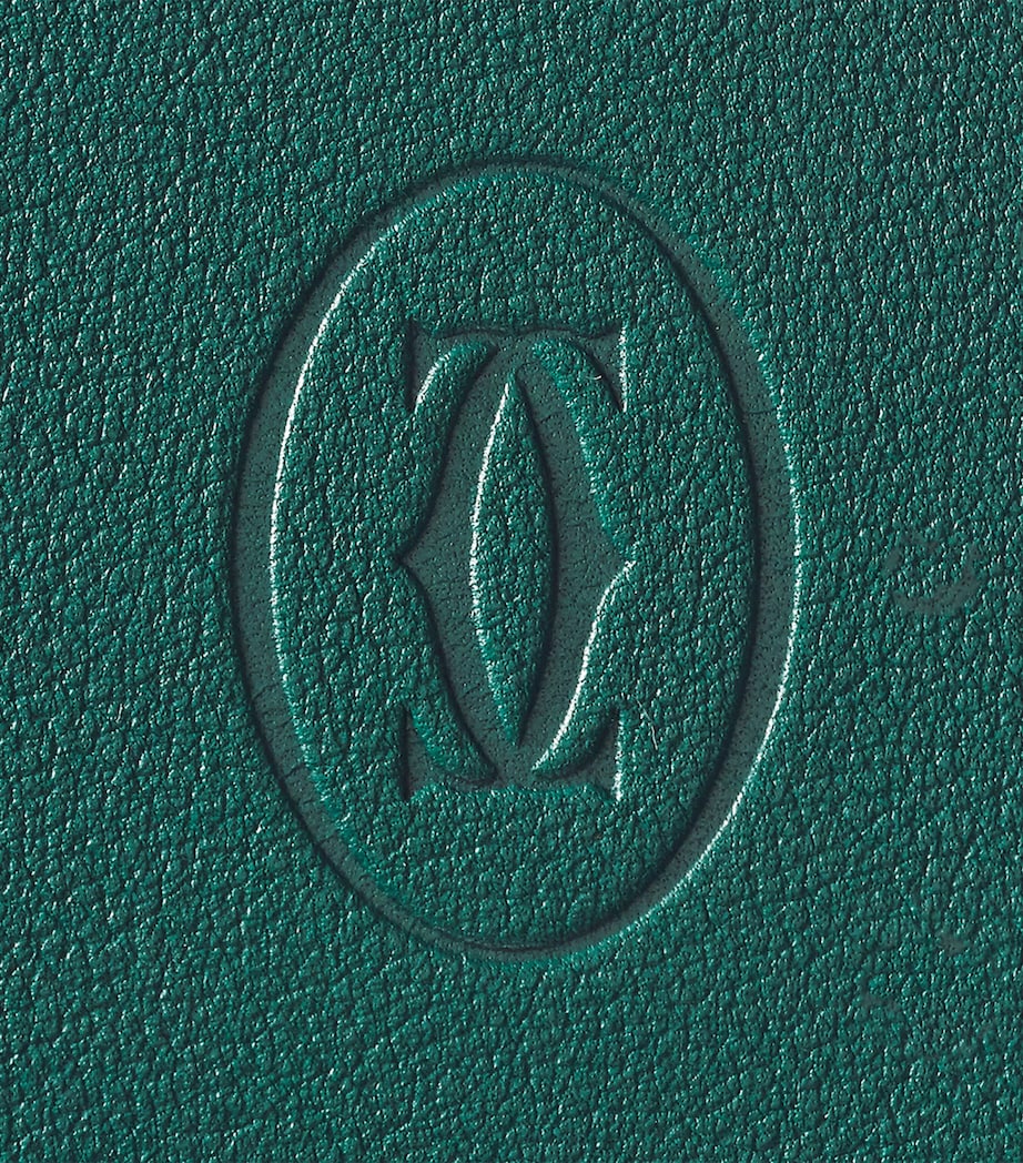 Leather Must de Cartier Card Holder GREEN Image 5