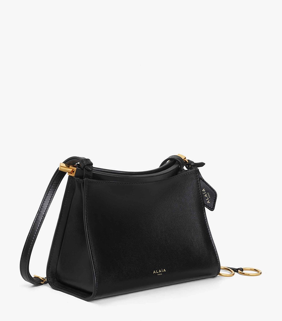 Small Leather Le Quick Square Shoulder Bag NOIR Image 3