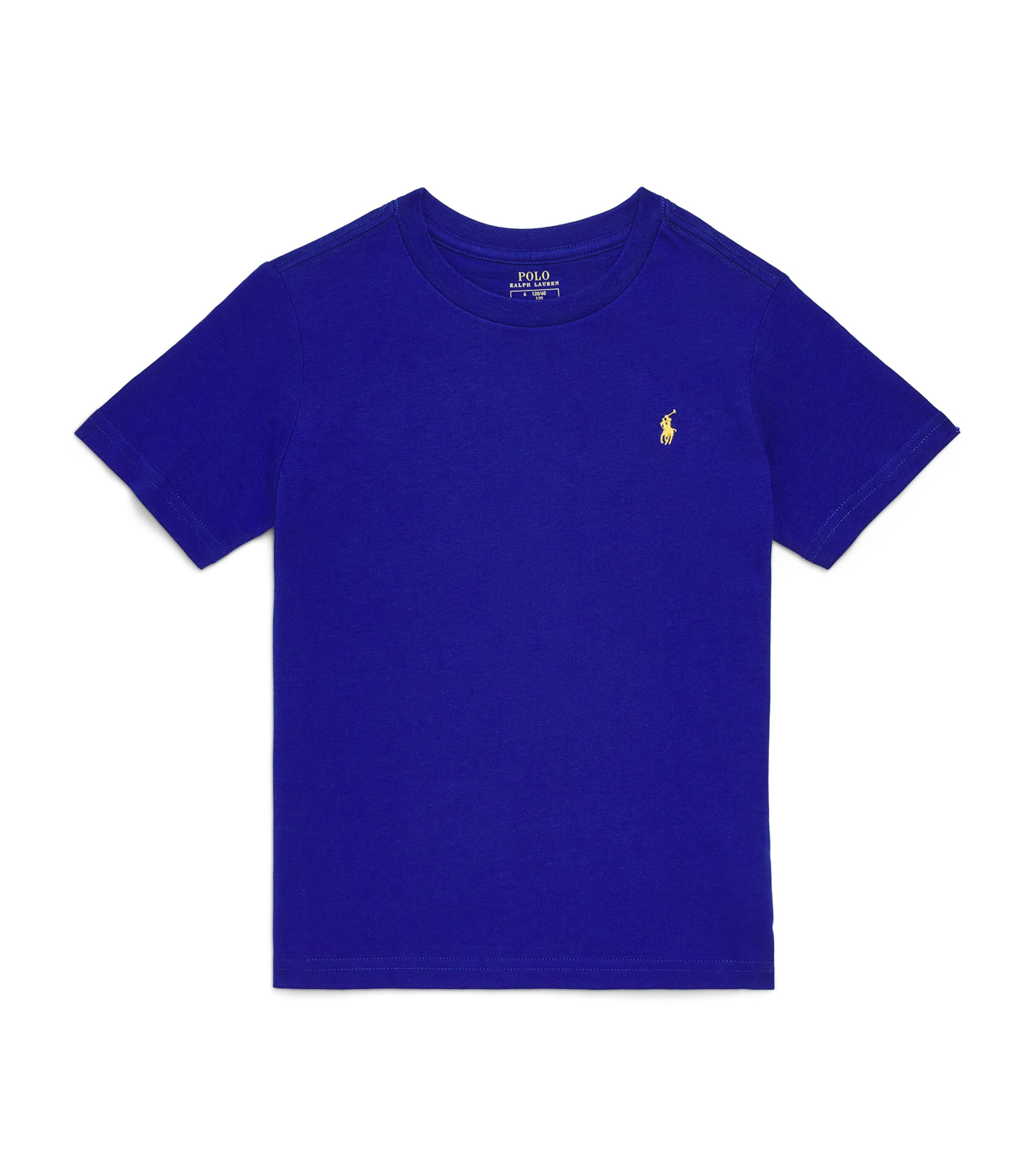 Ralph Lauren Cotton Polo Pony Logo T-shirt In Blue