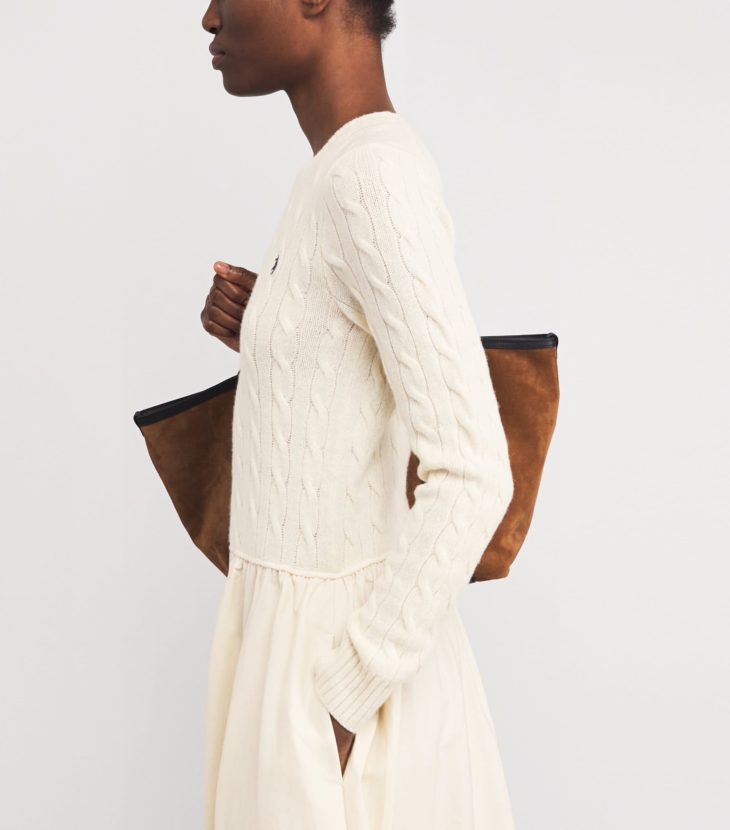 Cable-Knit Maxi Dress AUTHENTIC CREAM Image 4