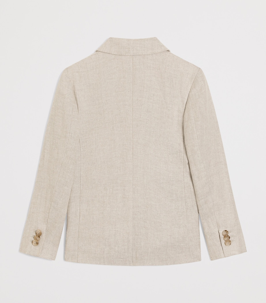 Dolce&Gabbana Kids Virgin Wool Logo Jacket (8-14 Years) Fantasy (not P Image 2