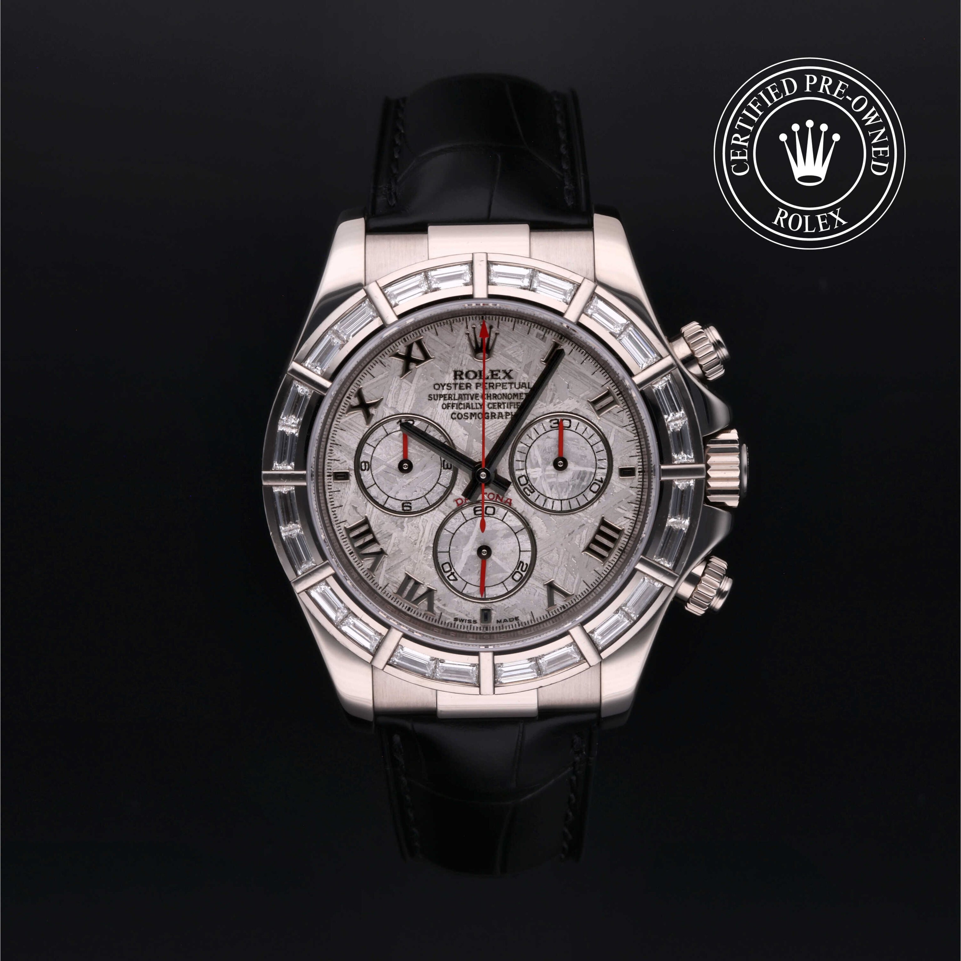 Model image: rolex-certified-pre-owned-Oyster Perpetual Cosmograph Daytona-40mm-18ct White Gold-2000s-M116589BR-0026
