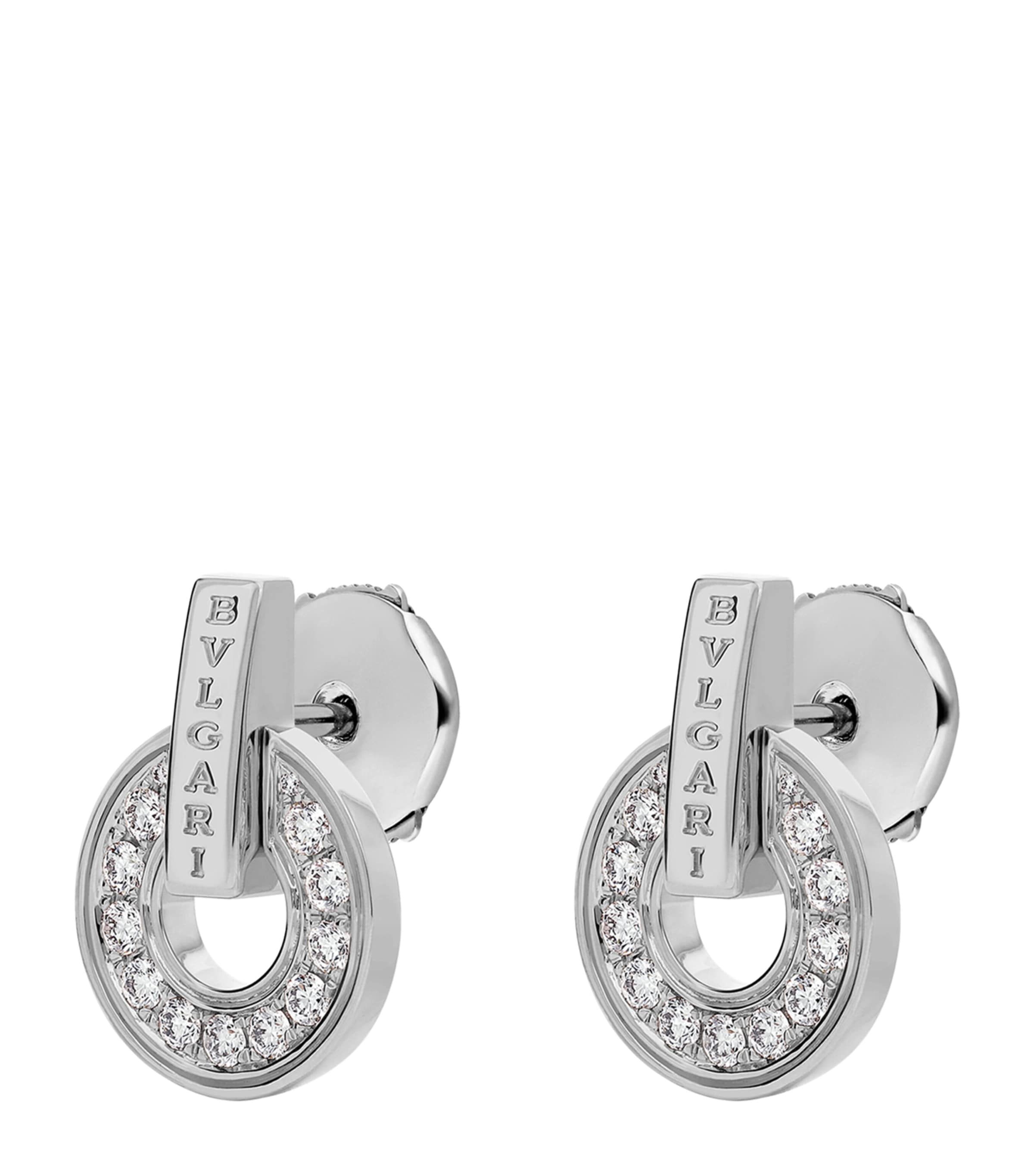 White Gold and Diamond BVLGARI BVLGARI Earrings WHITE GOLD Image 2