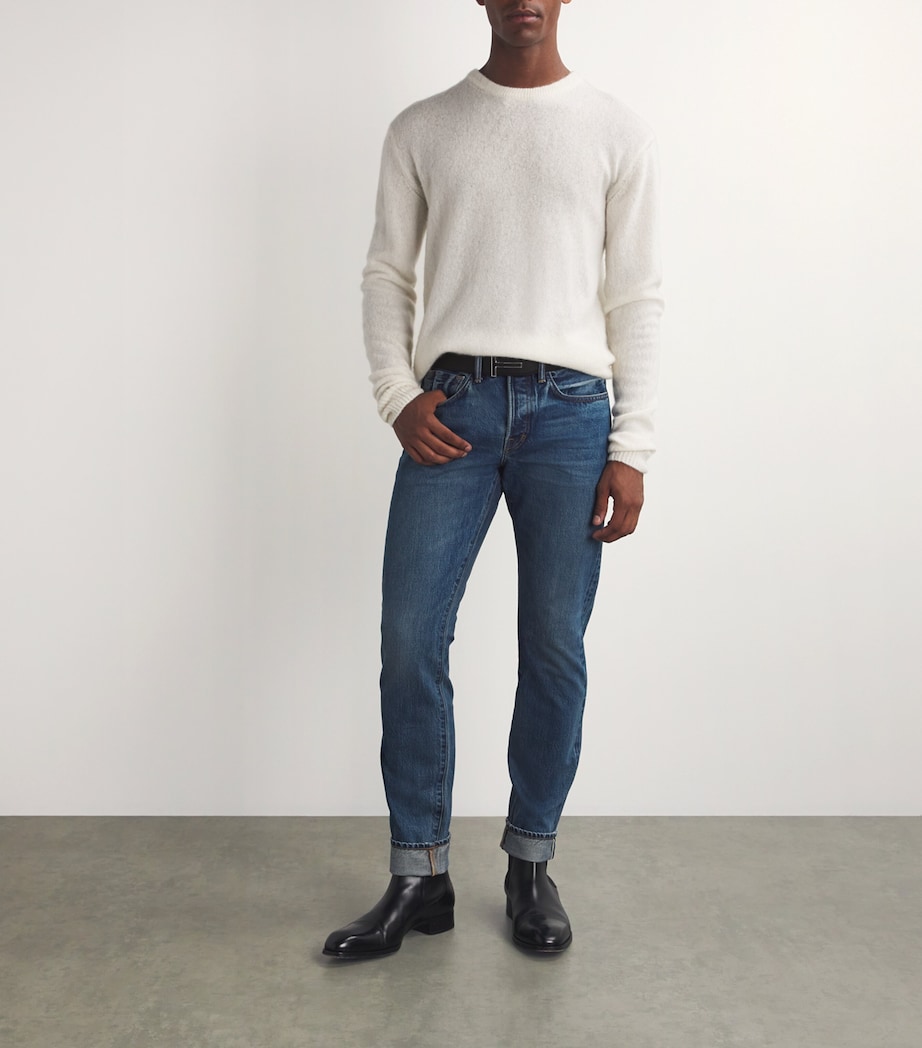 Leather Reversible T Icon Belt 1N001 Image 5