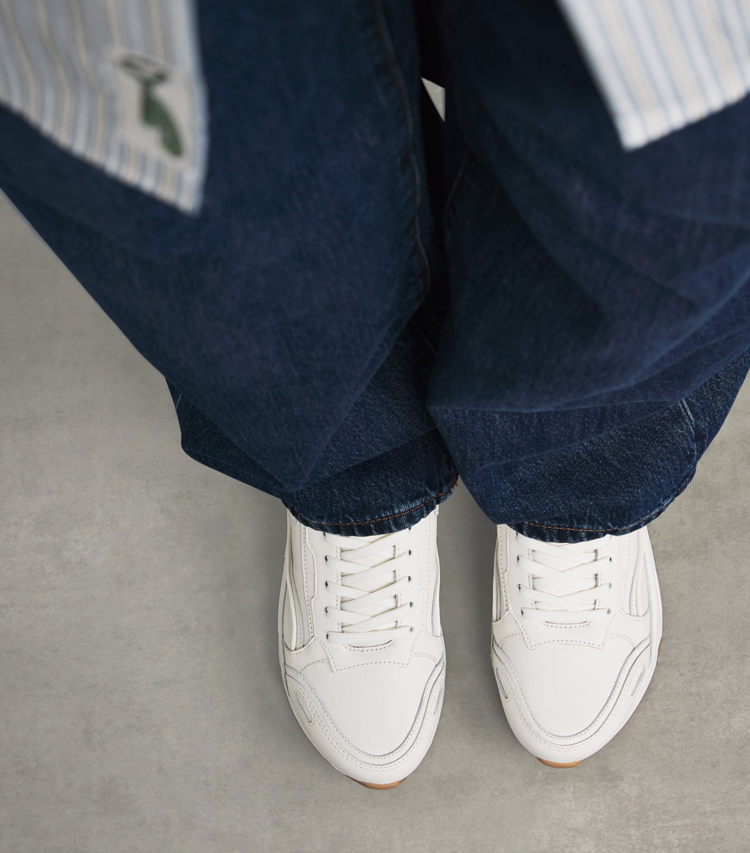 Flame Sneakers WHITE Image 2