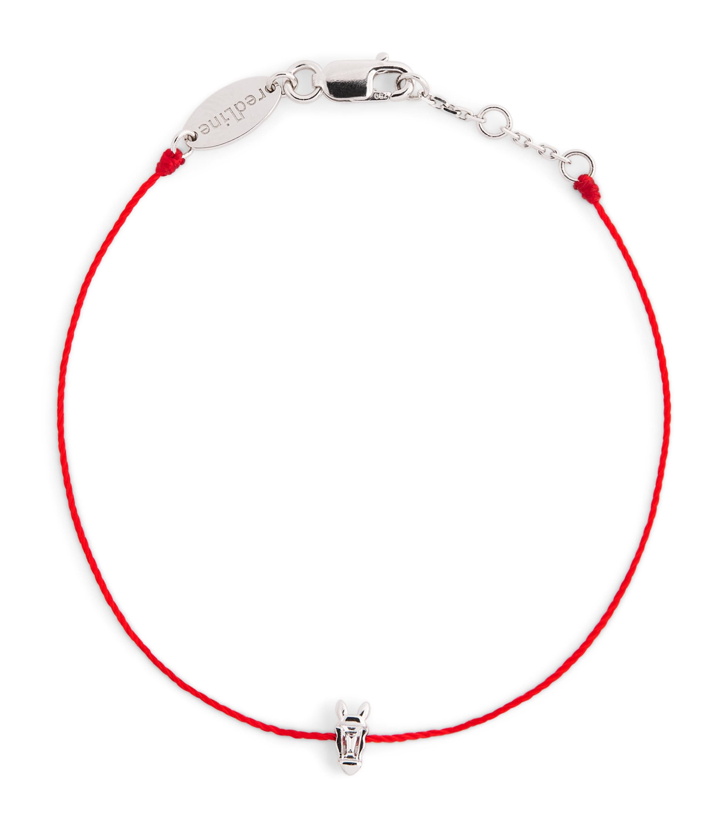 Redline White Gold and Diamond Chinese New Year Bracelet White Gold Image 1