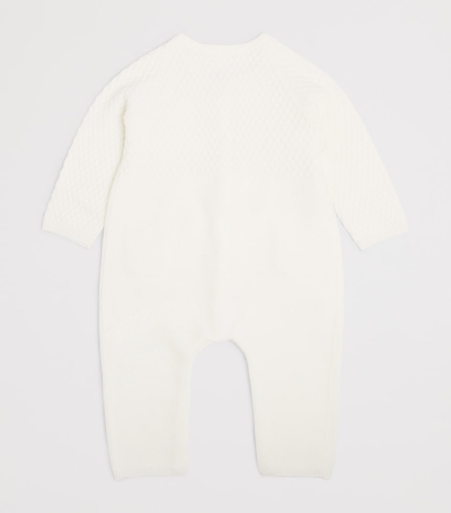 Cashmere Playsuit (0-24 Months) 13NACRE Image 2
