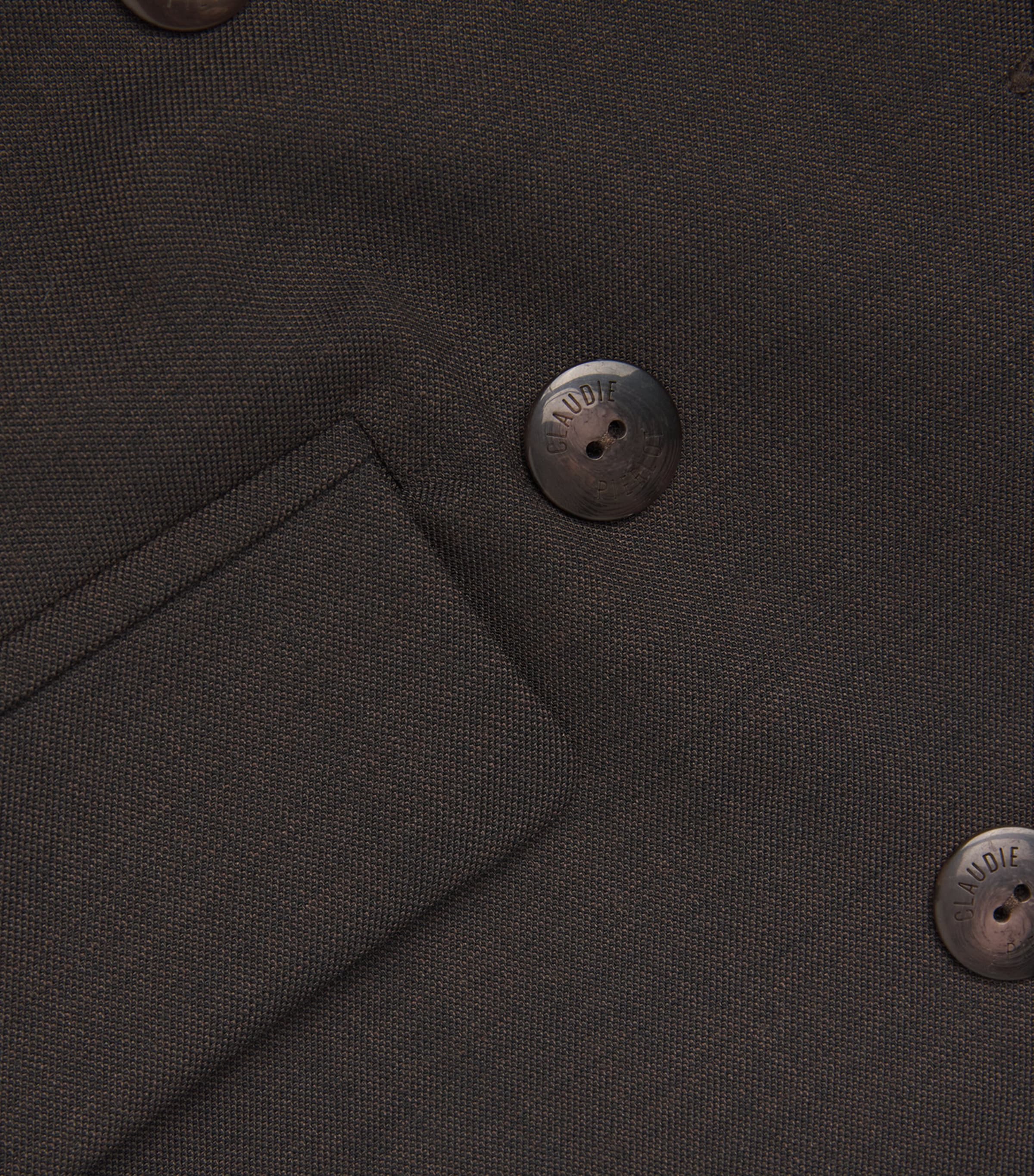 Wool-Blend Mini Skirt BROWN Image 5