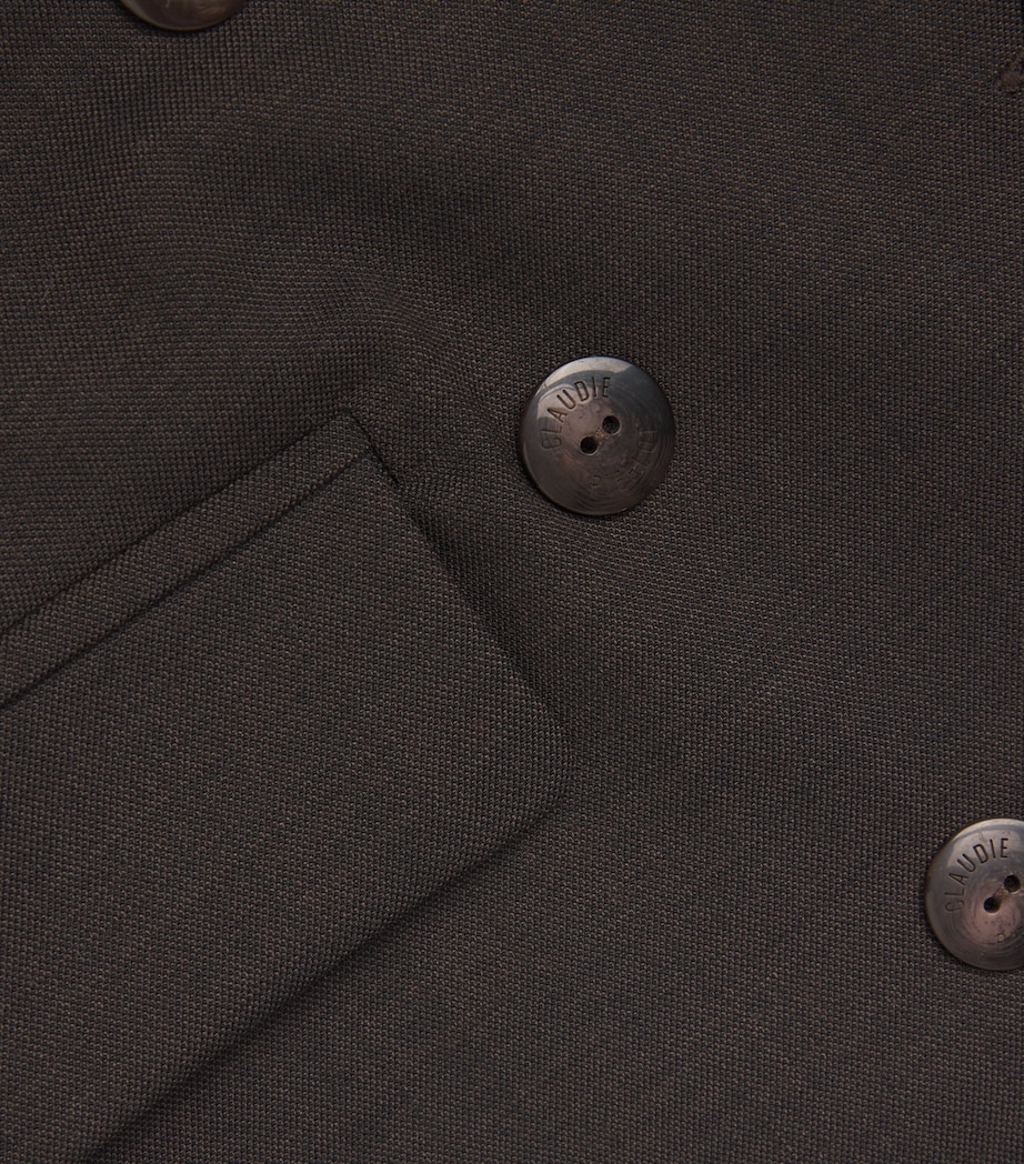 Wool-Blend Mini Skirt BROWN Image 5