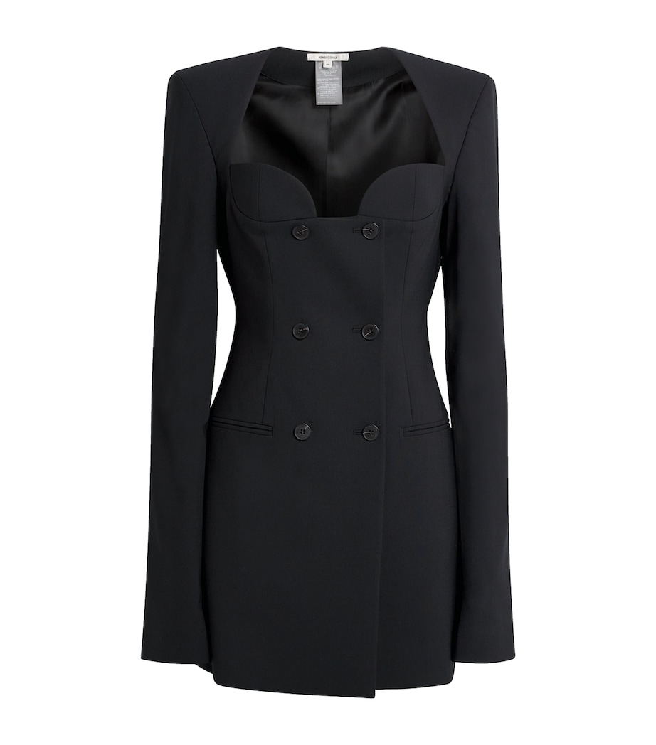 Tailored Mini Jacket Dress BLACK Image 1