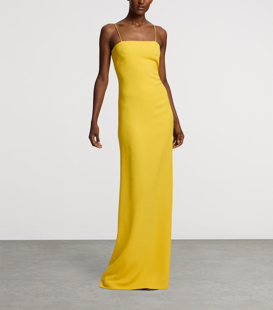 Silk Demetrius Maxi Dress YELLOW Image 9