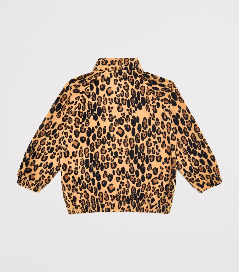 Fleece Leopard Print Jacket (3-11 Years) BEIGE Image 2