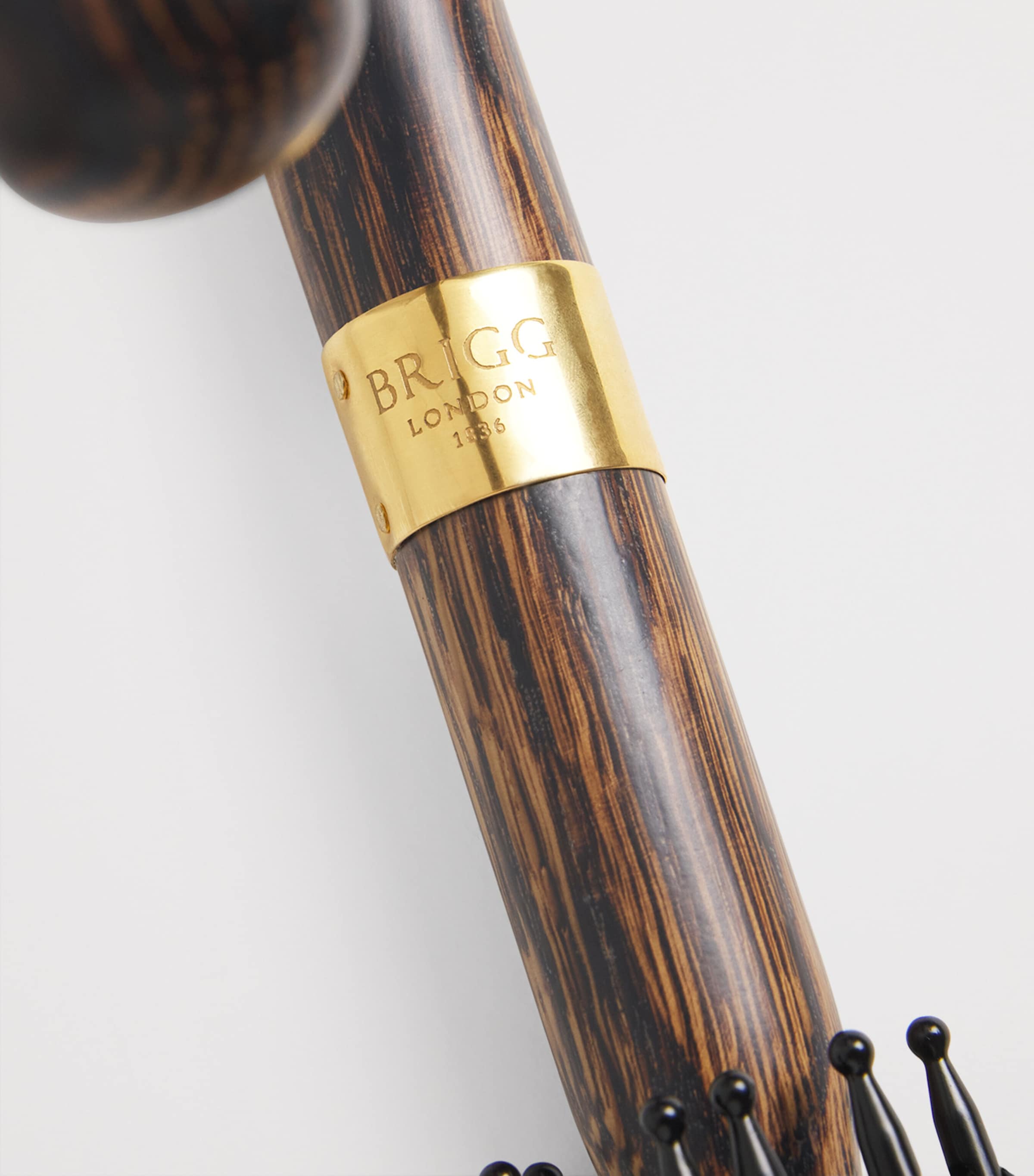Swaine Oak Umbrella Dark Navy Image 3