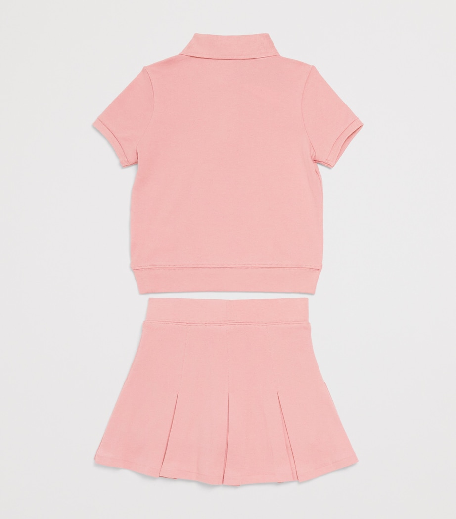 Ralph Lauren Kids Polo Shirt and Skirt Set (7-14 Years) Adirondack Rose Image 2