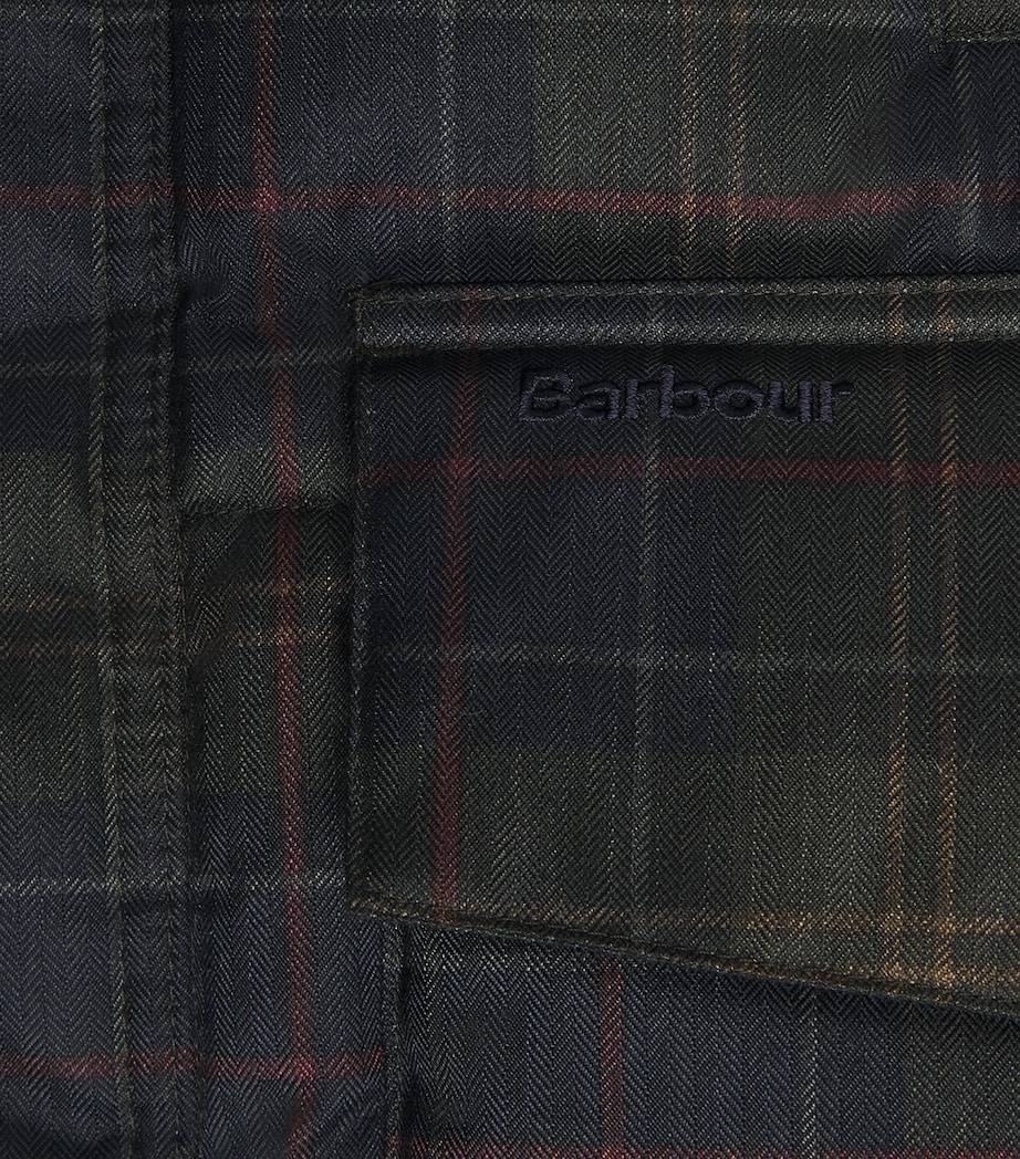 Barbour Mens Tartan Lonnen Gilet Shadow Classic Trtn Image 6