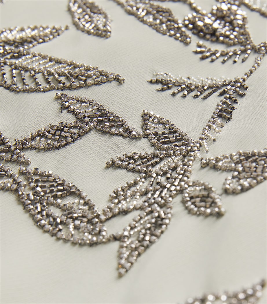 Crepe Vita Column Maxi Dress DUSTY MINT Image 5