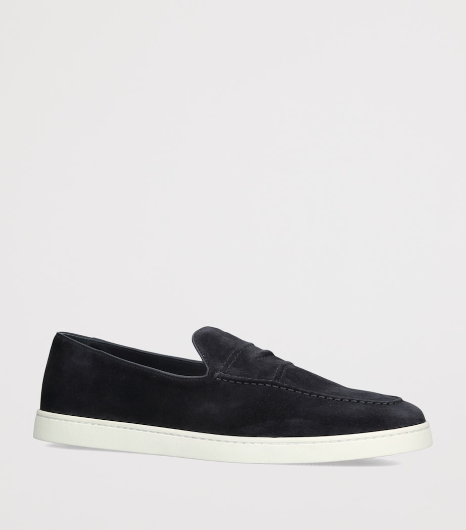 Church's Suede Peebles Slip-On Sneakers Navy Image 2