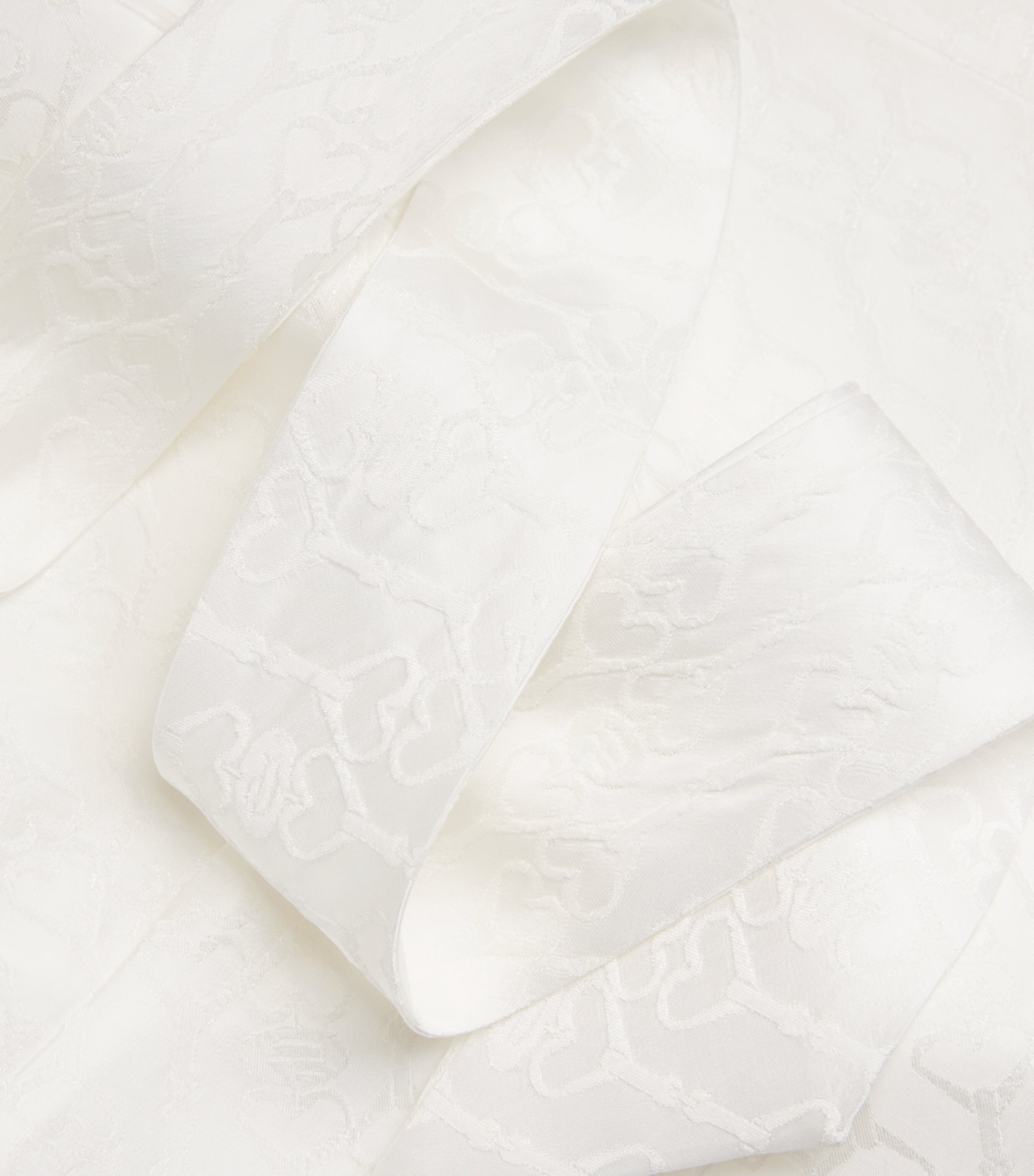 Lavallière-Neck Top ECRU Image 5