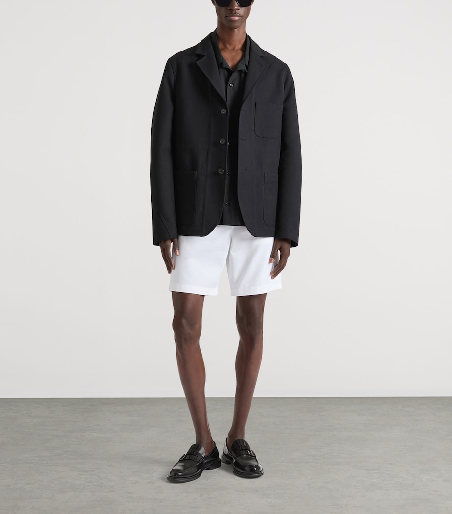 Givenchy Mens Cotton Deconstructed Blazer Image 2