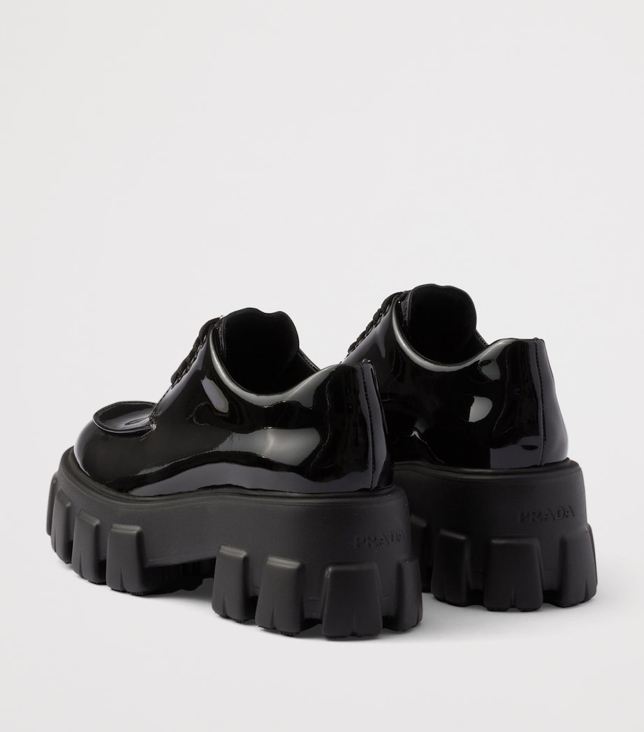 Patent Calfskin Platform Derby F0002 Image 5