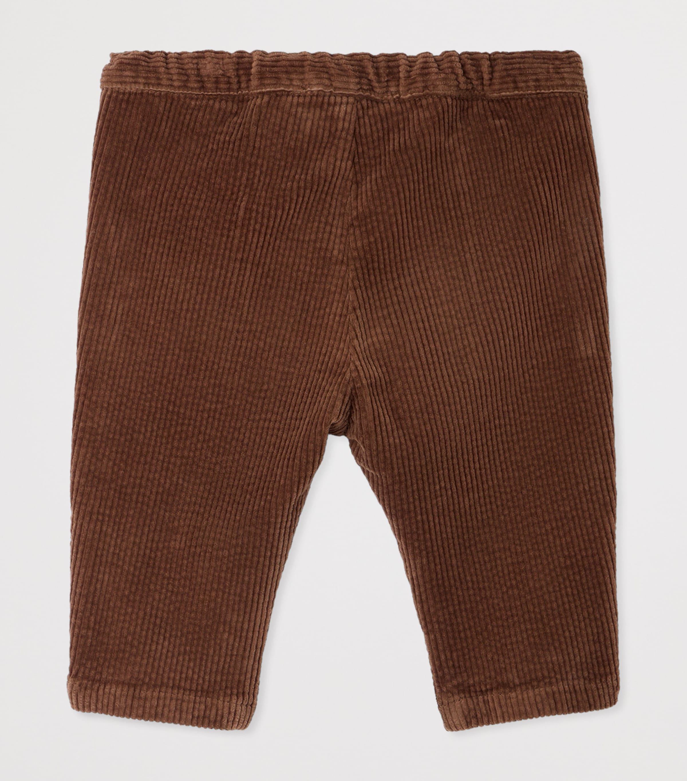 Bonpoint Stretch-Cotton Corduroy Trousers (6-18 Months) Reglisse Image 2