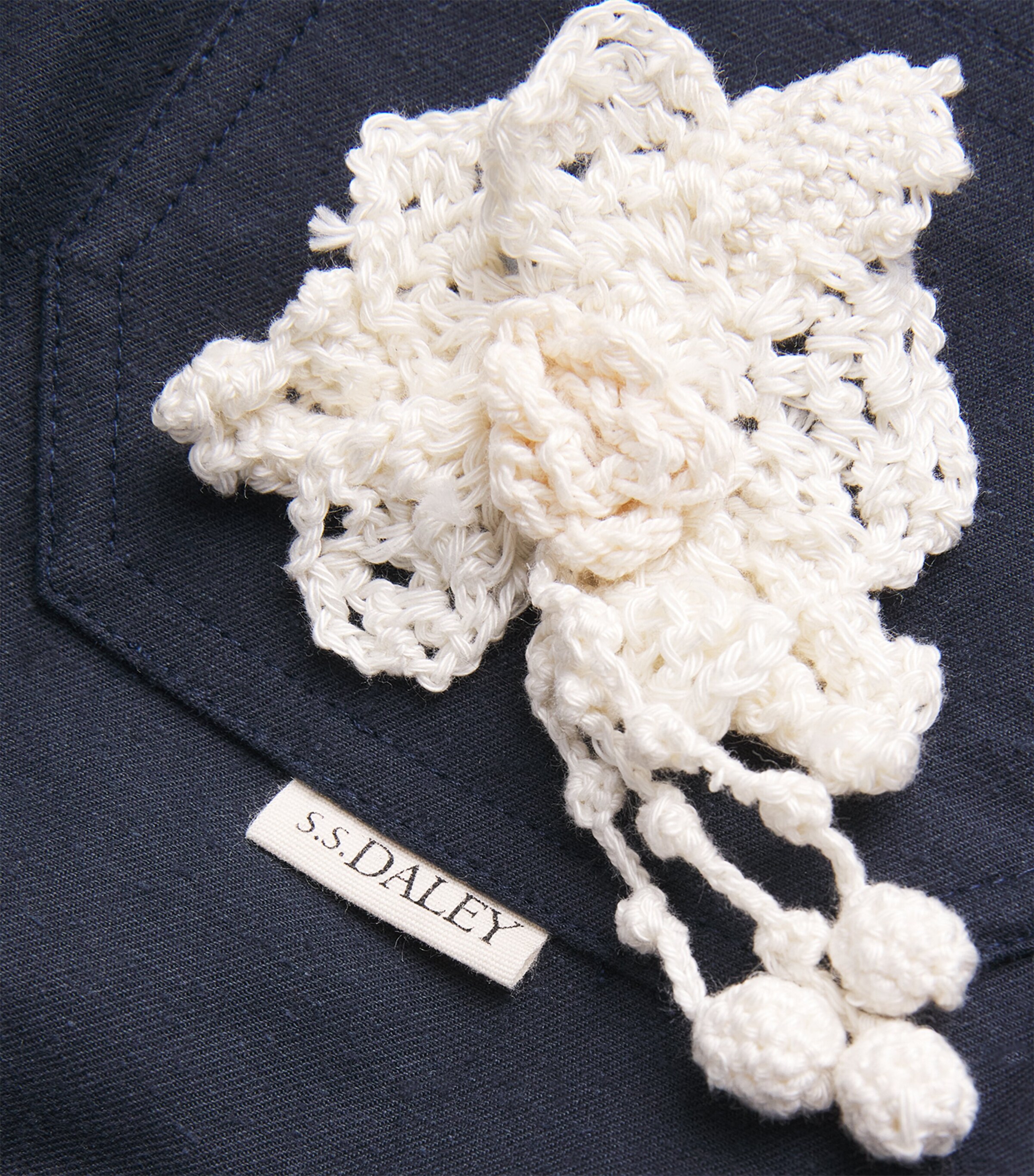 S.S.DALEY Mens Clarence Chore Overshirt Jacket Navy Image 5