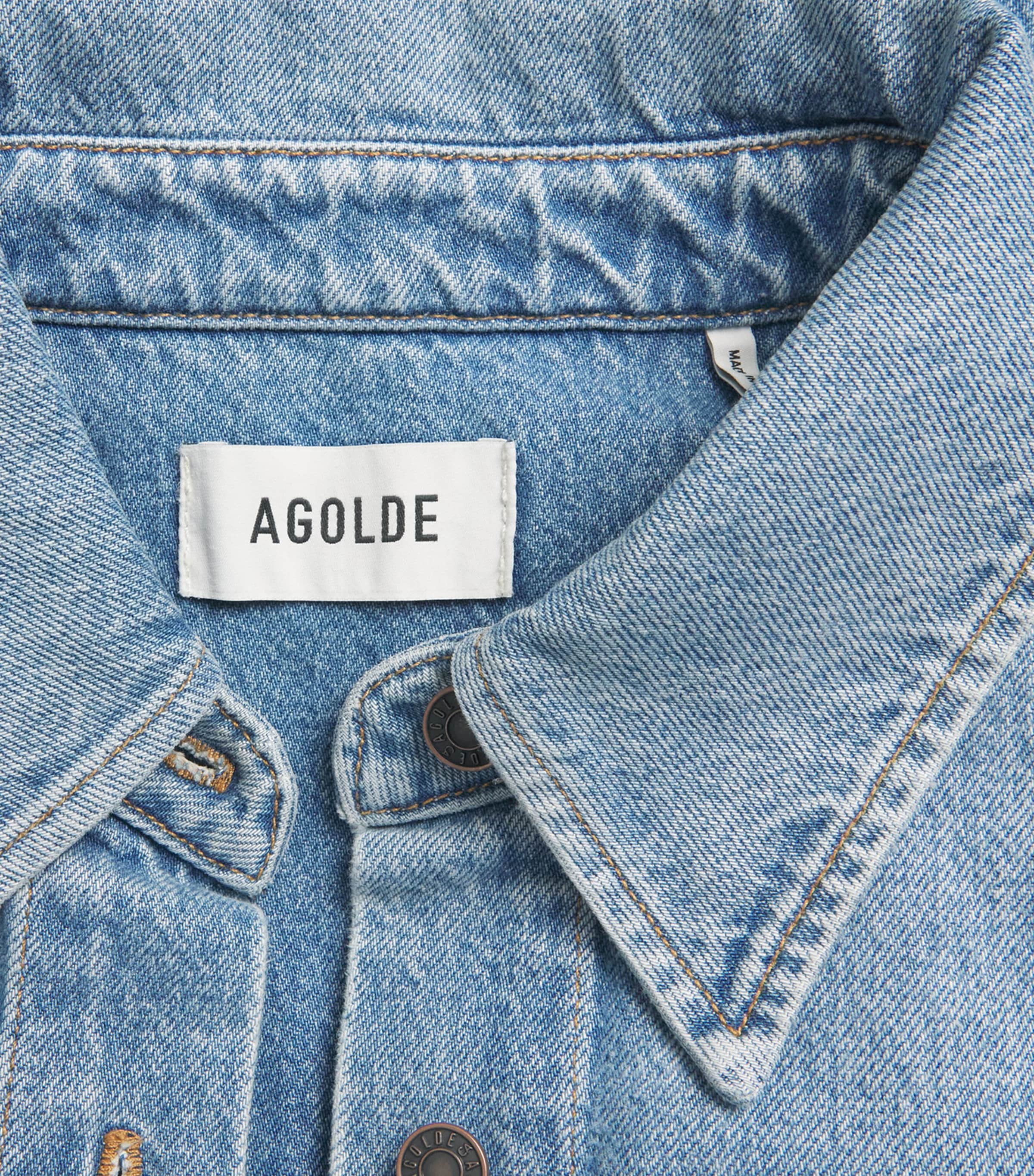AGOLDE Womens Hewitt Denim Shirt Indx Index Image 6