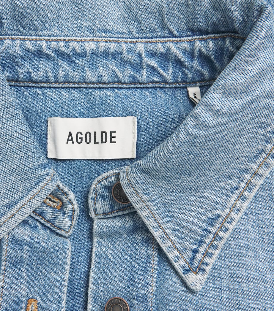 AGOLDE Womens Hewitt Denim Shirt Indx Index Image 6