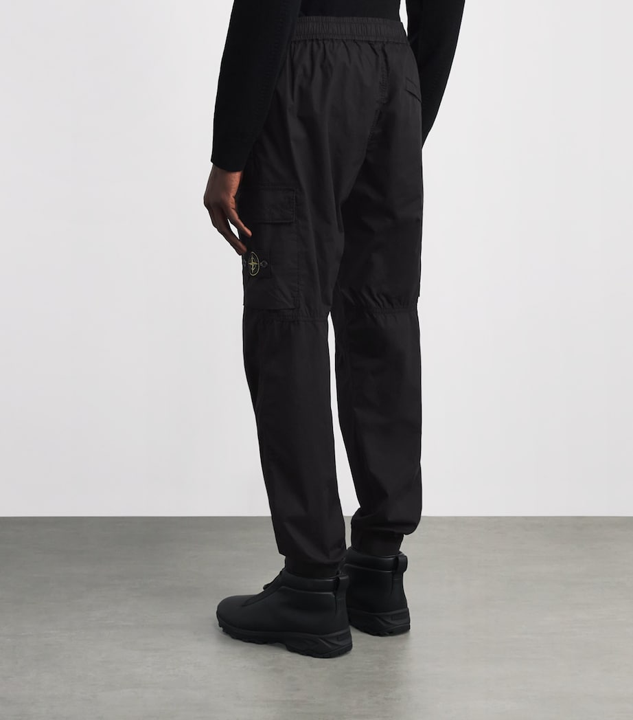 Stretch-Cotton Cargo Trousers V0029 Image 4