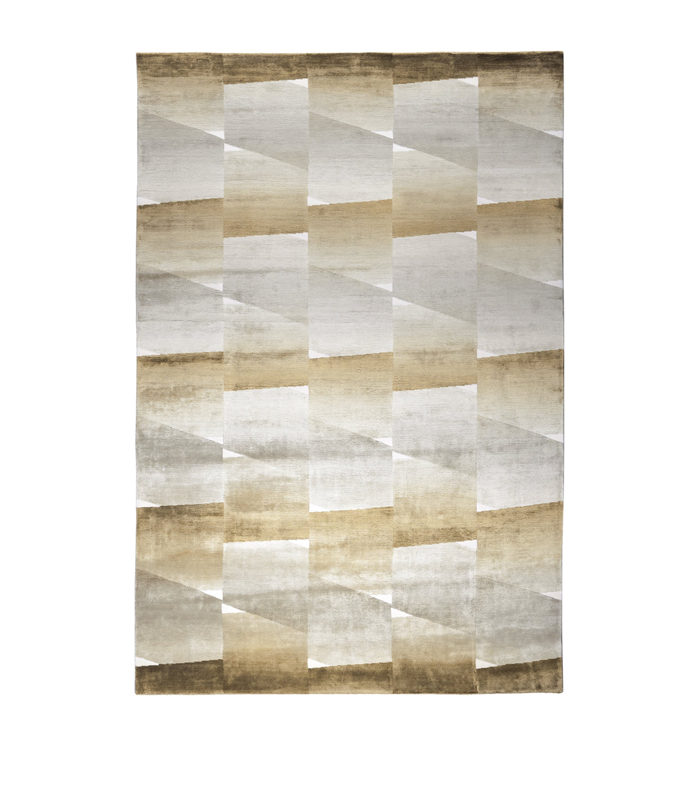 The Rug Company X Kelly Wearstler Crux Cognac Rug In Gold
