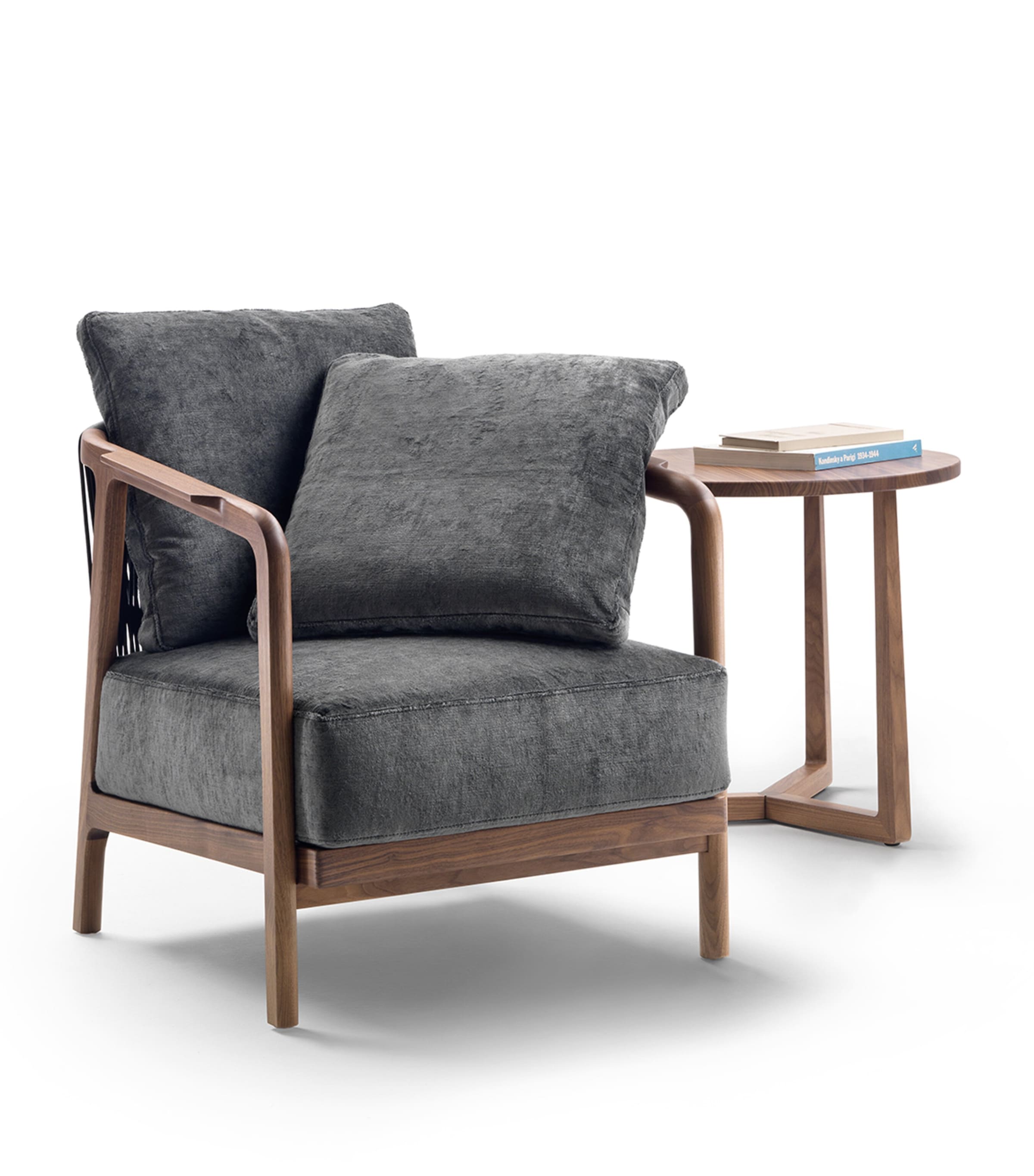 Crono armchair with side table and cushions