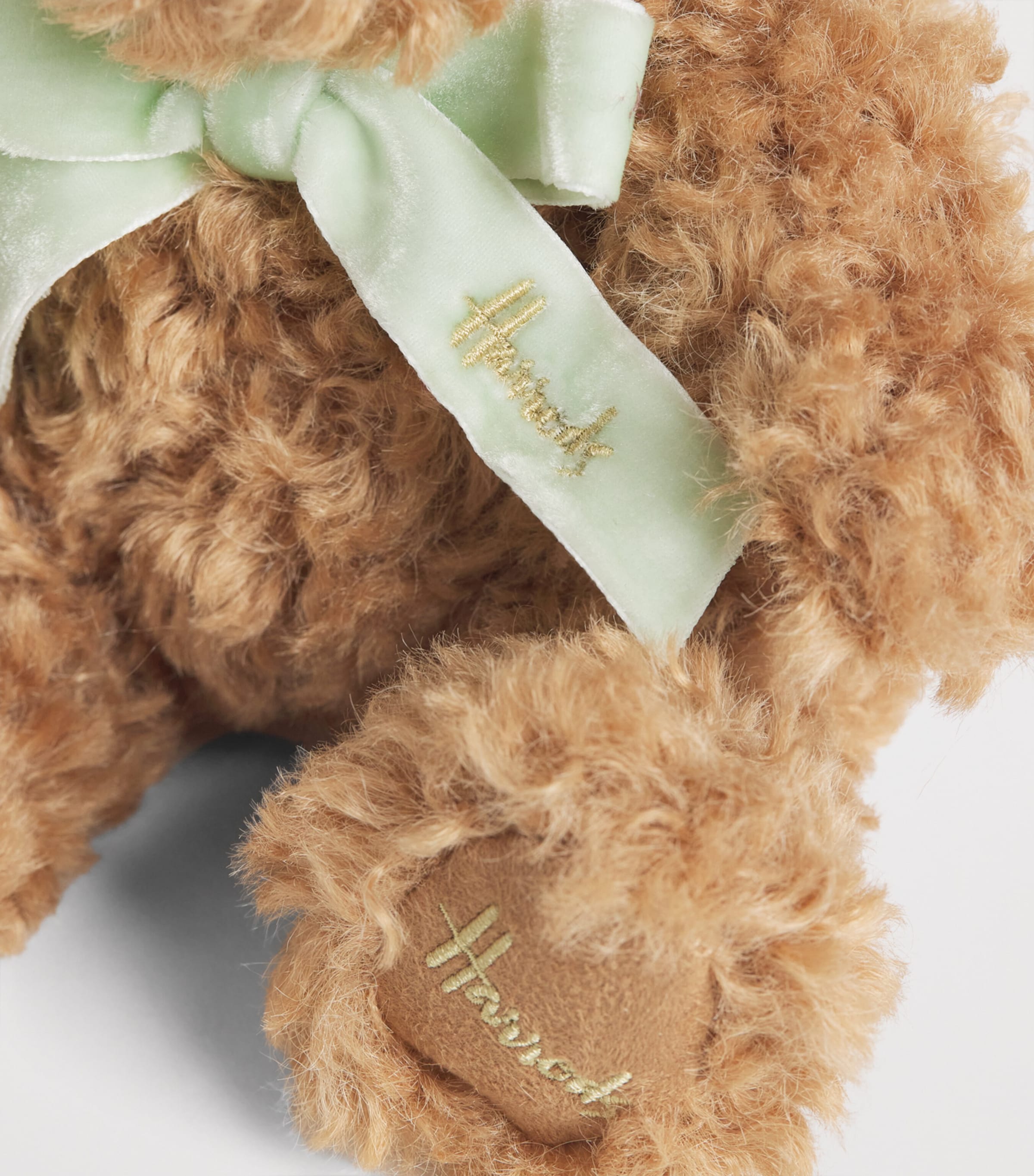 Harrods Toffee Bear (16cm) Green Image 3
