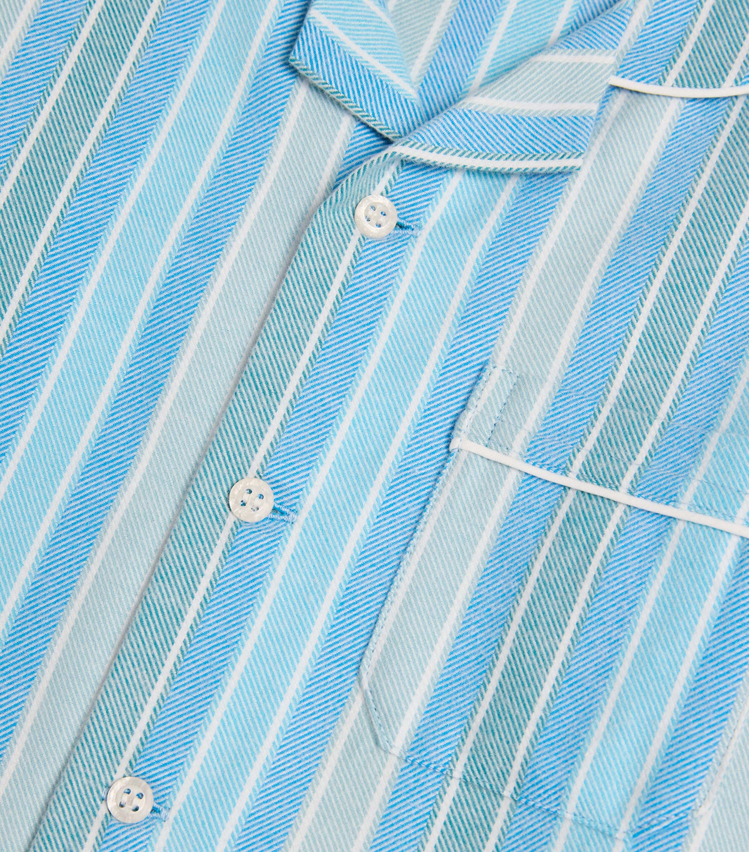 Cotton Kelburn Pyjama Set (13-16 Years) BLUE Image 3