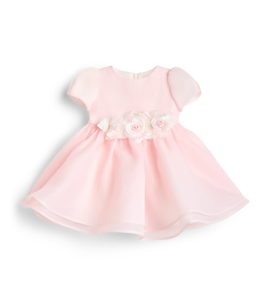 Bimbalo Tulle Floral-Embellished Dress (1 Month-4 Years) Pink Image 1