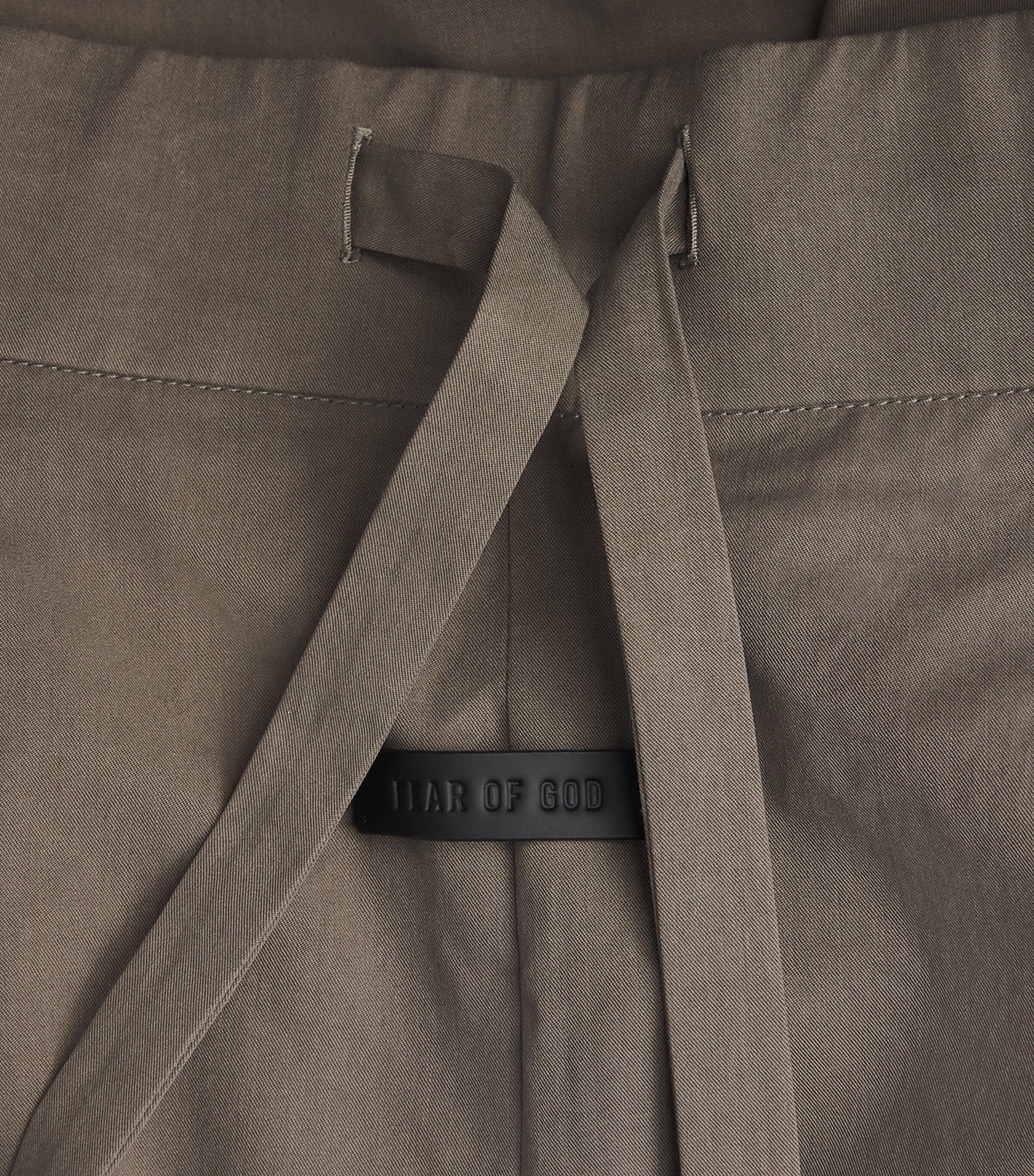 Cotton-Blend Pleated Shorts WILLOW Image 5