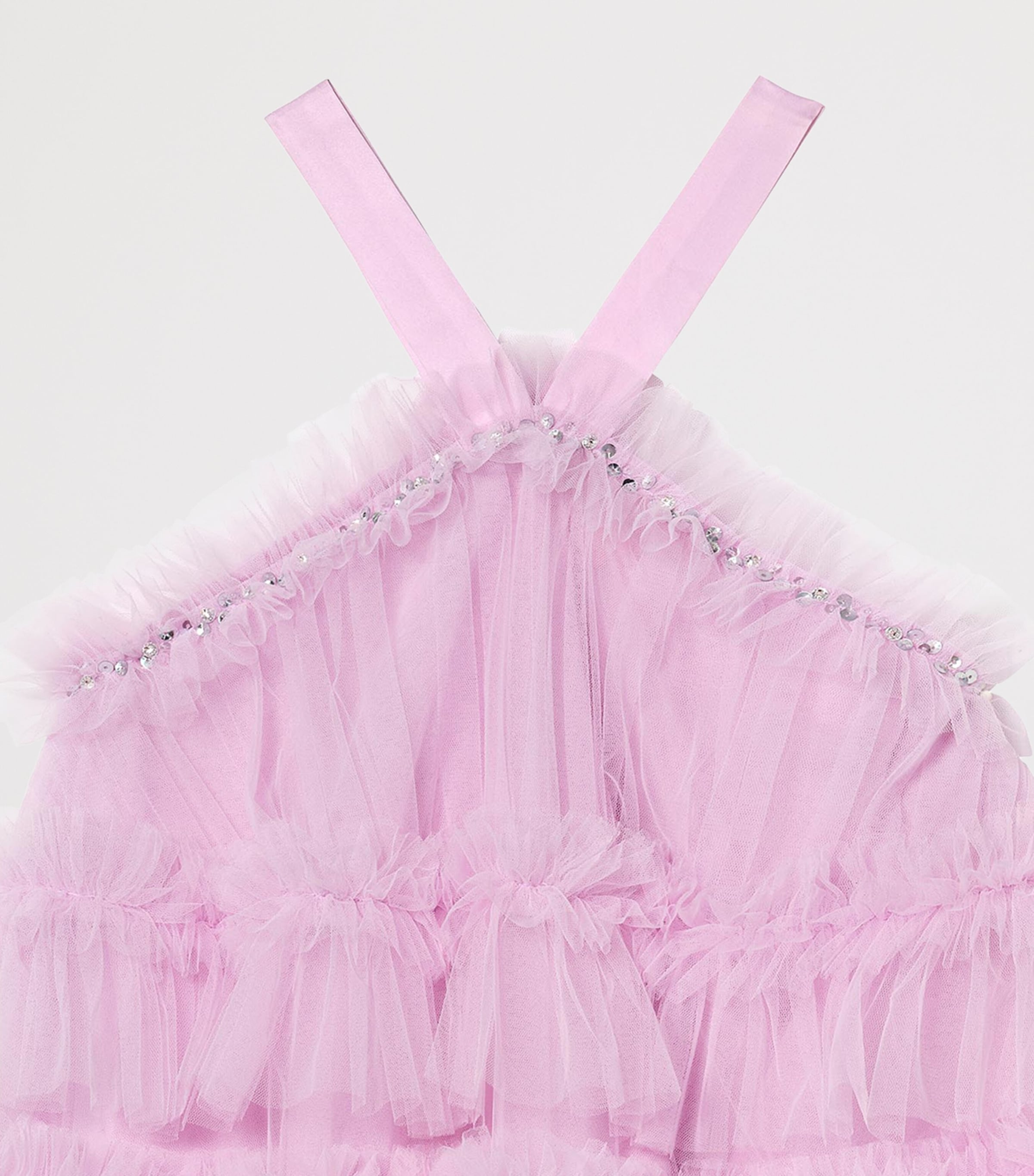 Tutu Du Monde Tulle Bon Bon Dress (2-11 Years) Orchid Bouquet Image 4