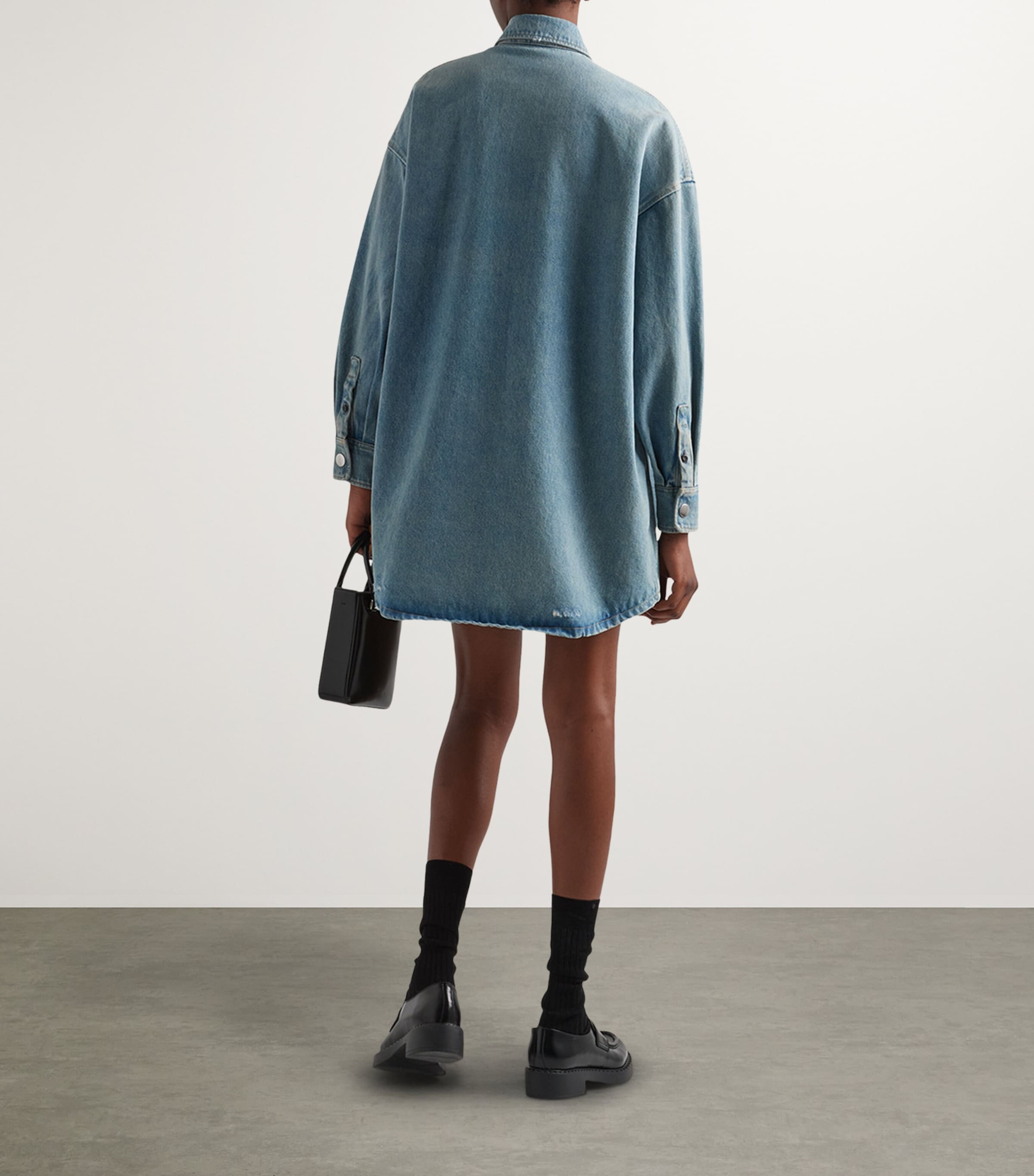 Organic Denim Shirt F0BAN Image 4