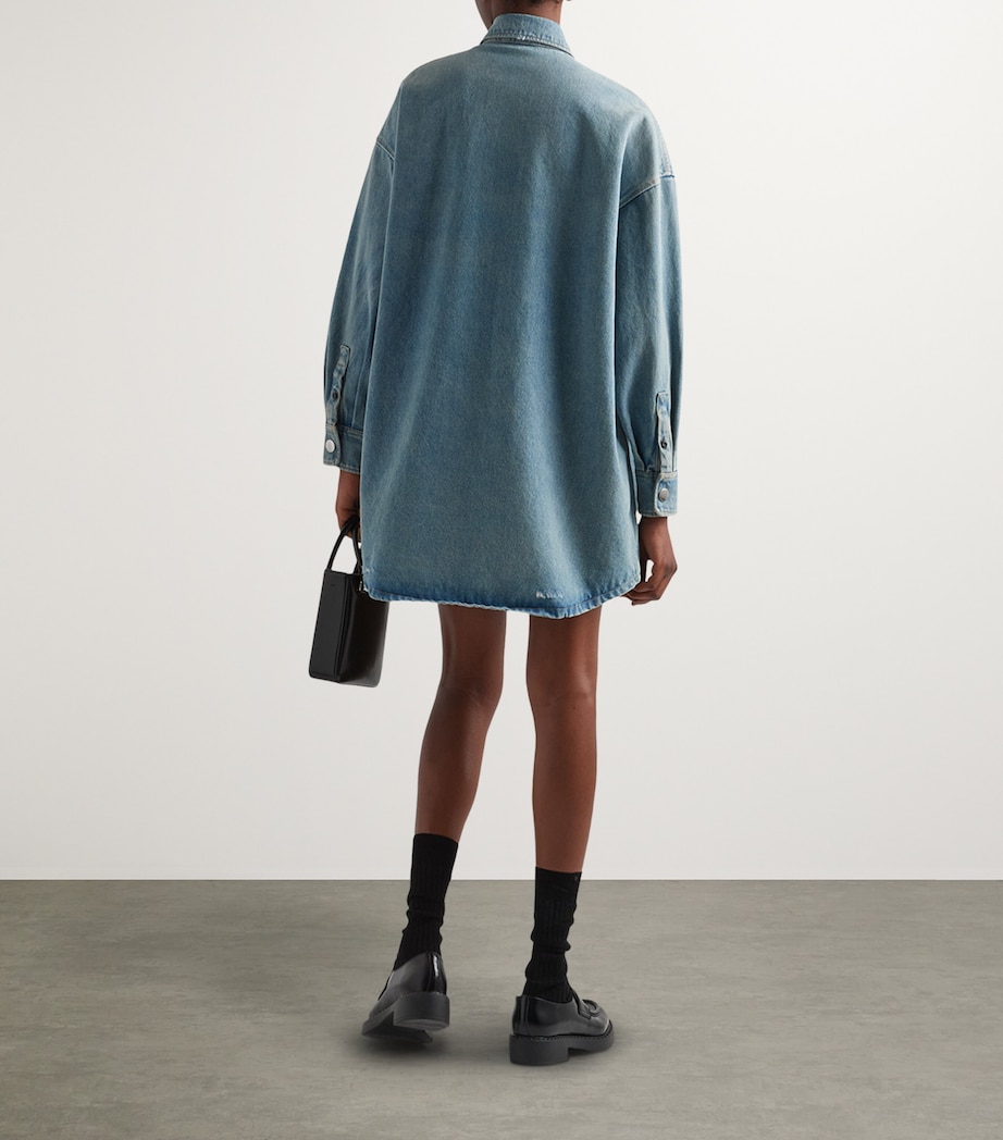 Organic Denim Shirt F0BAN Image 4